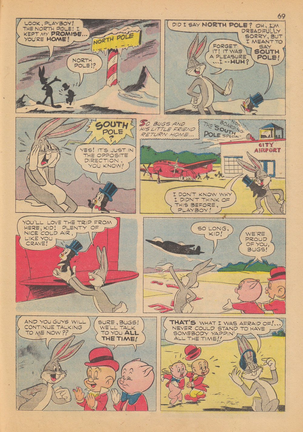 Read online Bugs Bunny's Christmas Funnies comic -  Issue # TPB 4 - 71