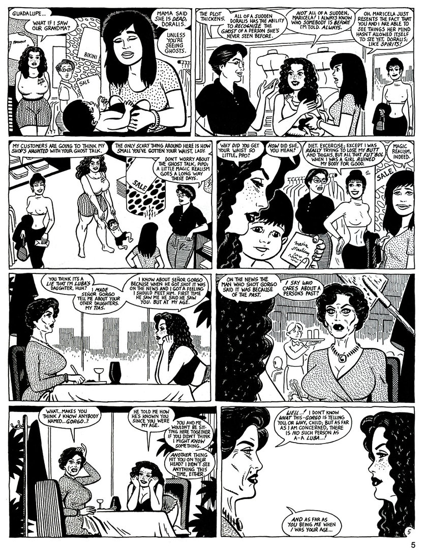 Read online Love and Rockets (1982) comic -  Issue #47 - 7