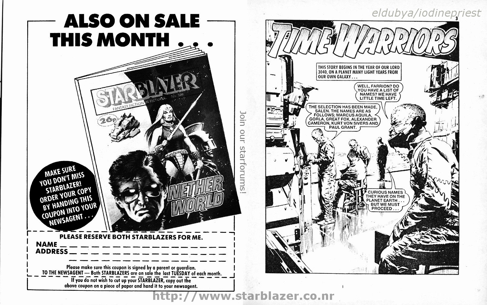 Read online Starblazer comic -  Issue #198 - 3