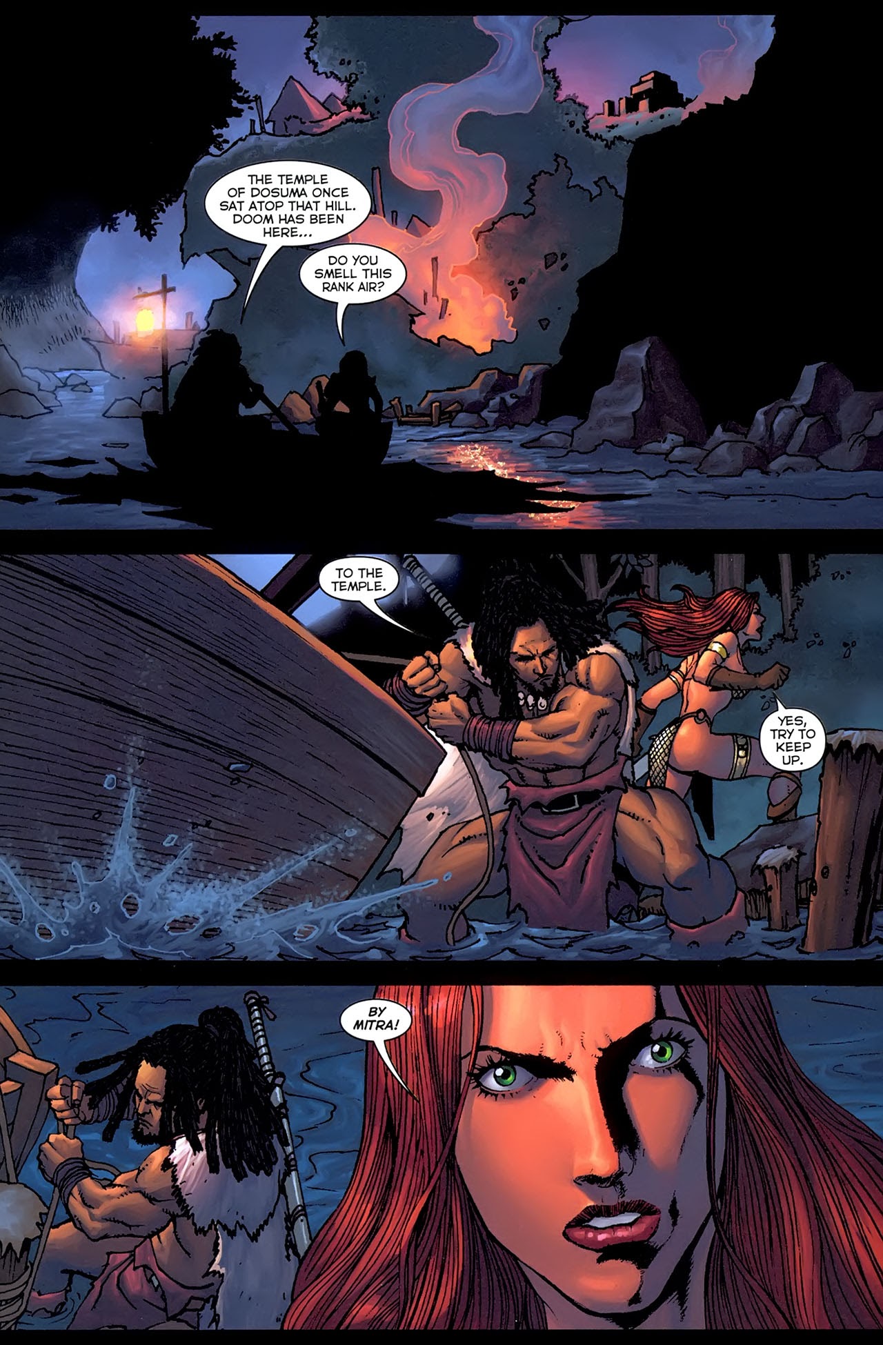 Read online Sword of Red Sonja: Doom of the Gods comic -  Issue #1 - 13