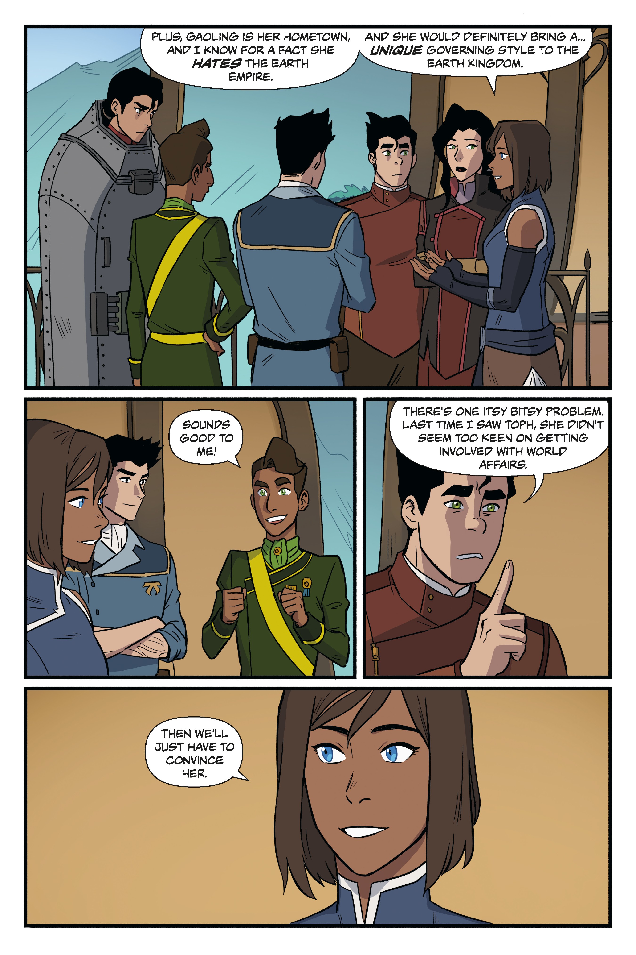 Read online Nickelodeon The Legend of Korra: Ruins of the Empire comic -  Issue # TPB 1 - 74