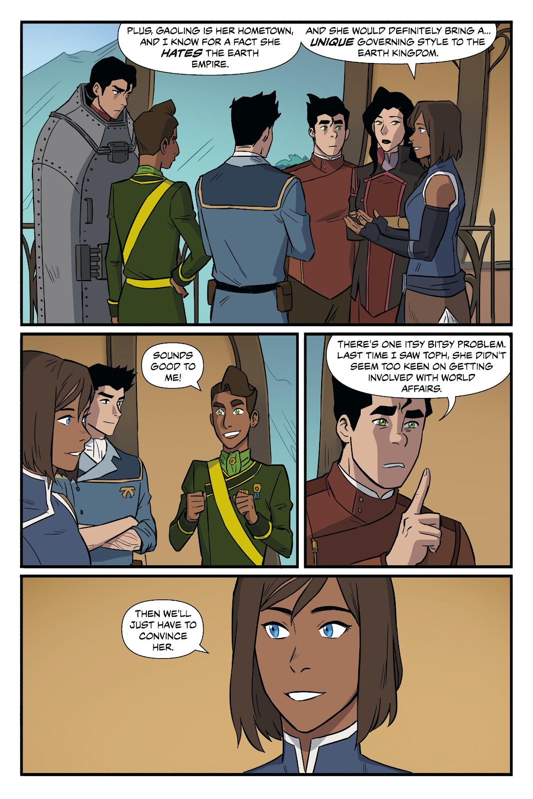 Nickelodeon The Legend of Korra: Ruins of the Empire issue TPB 1 - Page 74