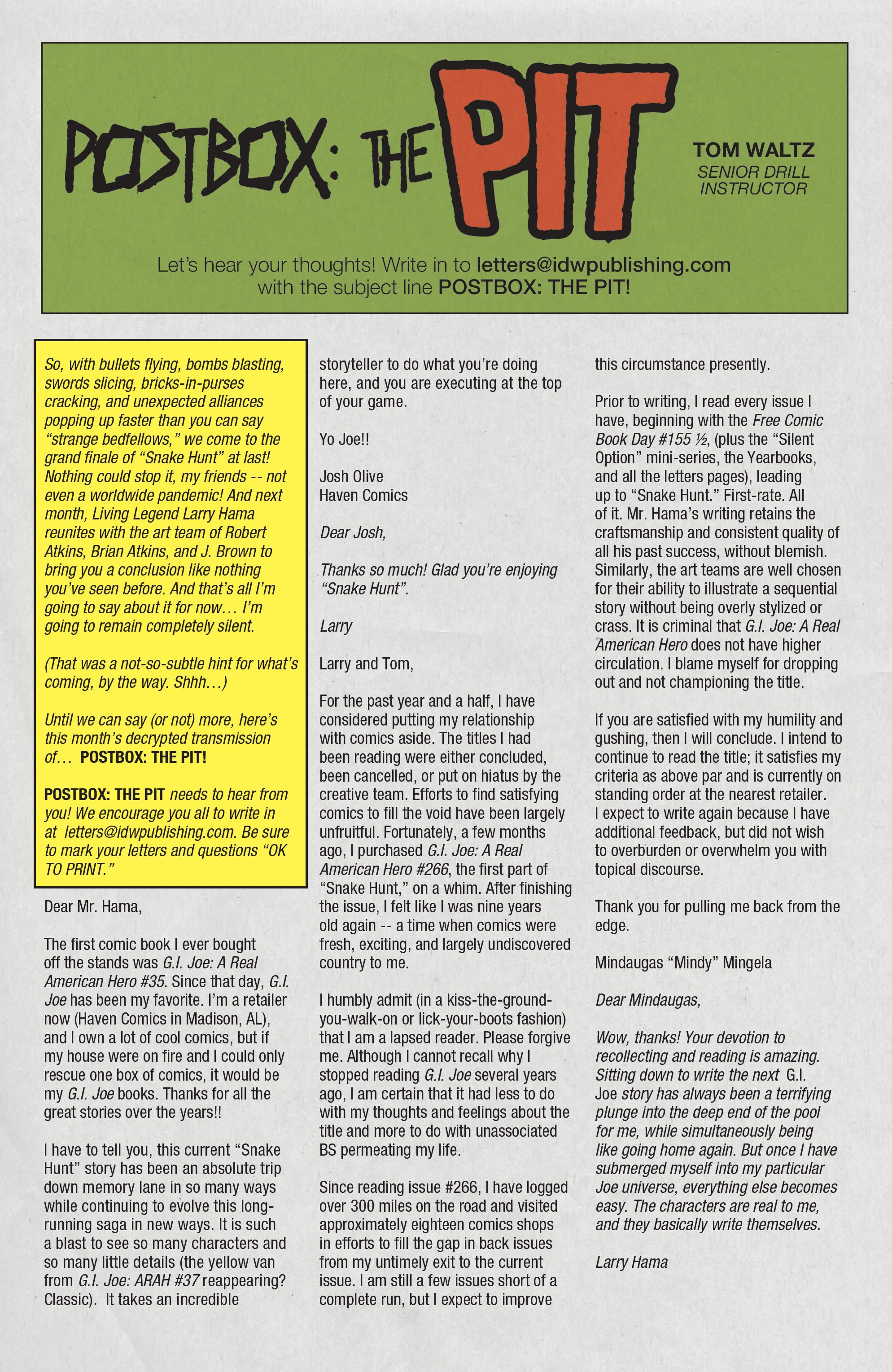 Read online G.I. Joe: A Real American Hero comic -  Issue #274 - 23