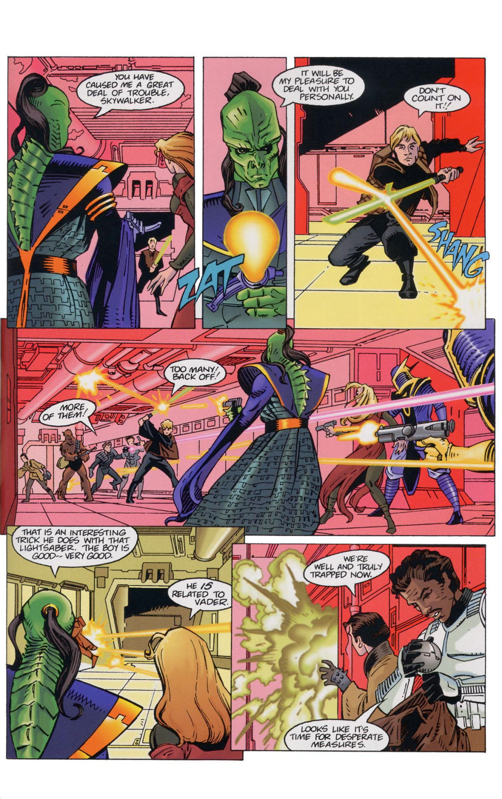 Read online Star Wars: Shadows of the Empire comic -  Issue #6 - 9