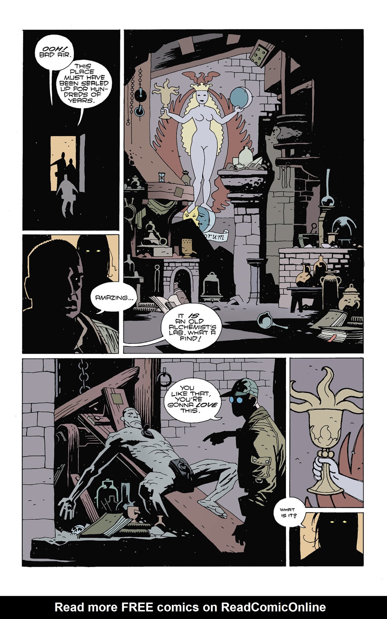 Read online Hellboy: Wake the Devil comic -  Issue # _TPB - 71