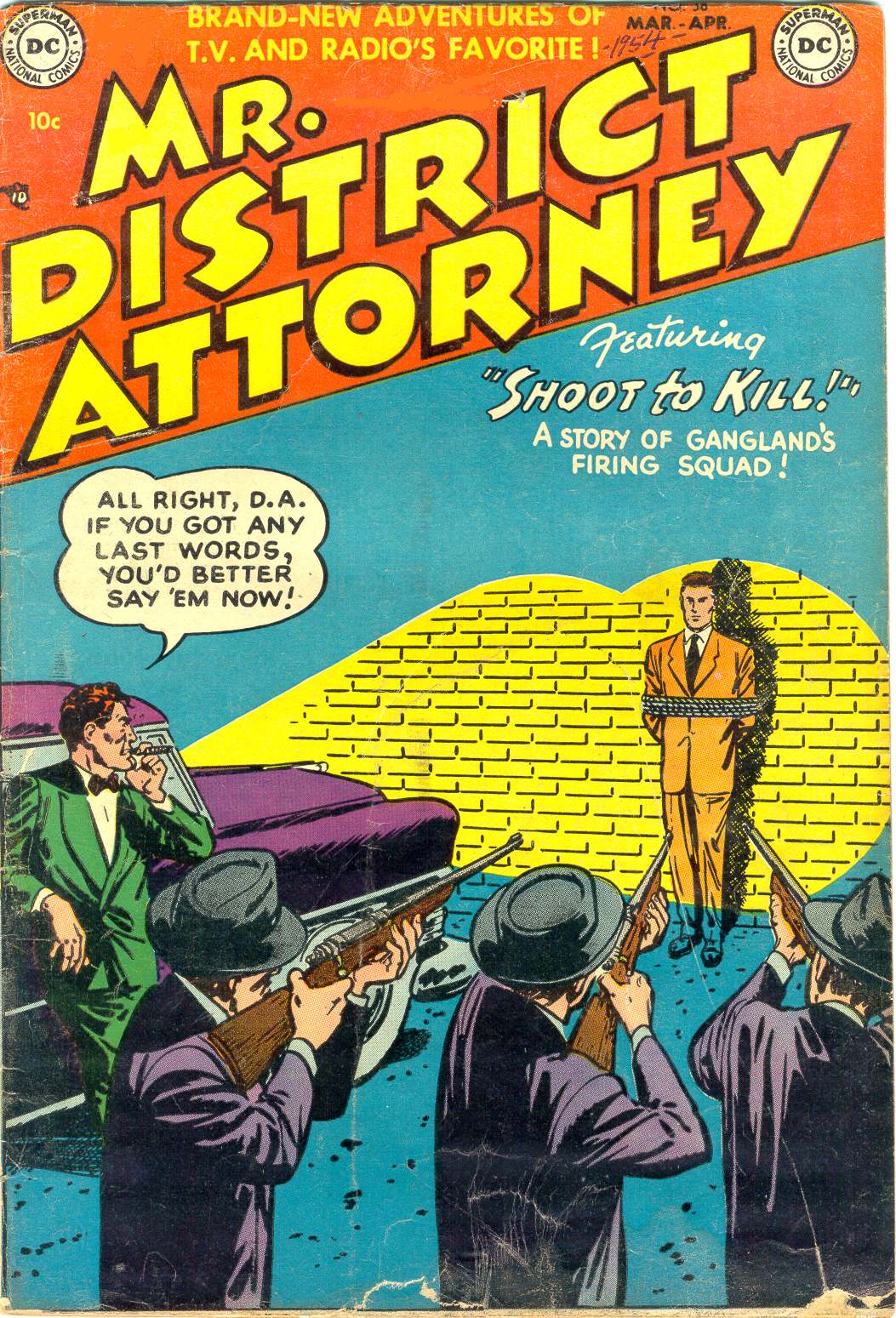 Read online Mr. District Attorney comic -  Issue #38 - 1