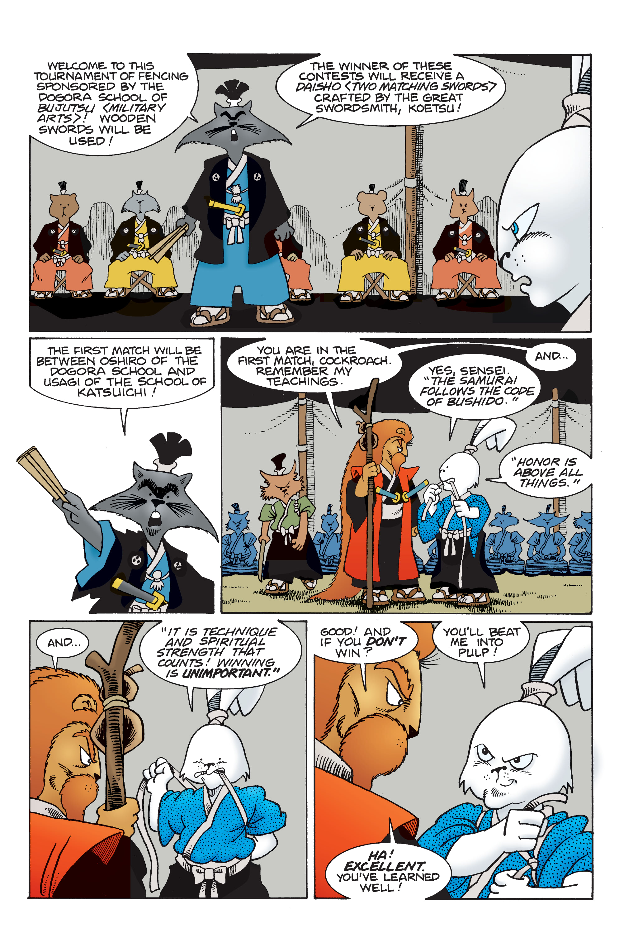 Read online Usagi Yojimbo Color Classics comic -  Issue #2 - 17