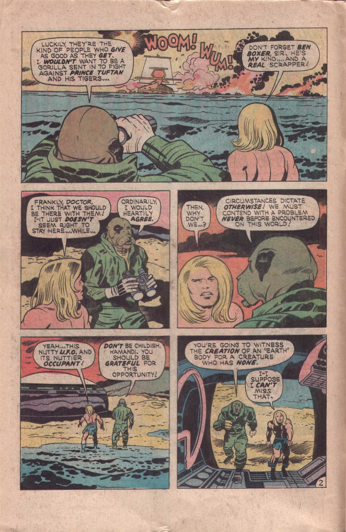 Read online Kamandi, The Last Boy On Earth comic -  Issue #33 - 2