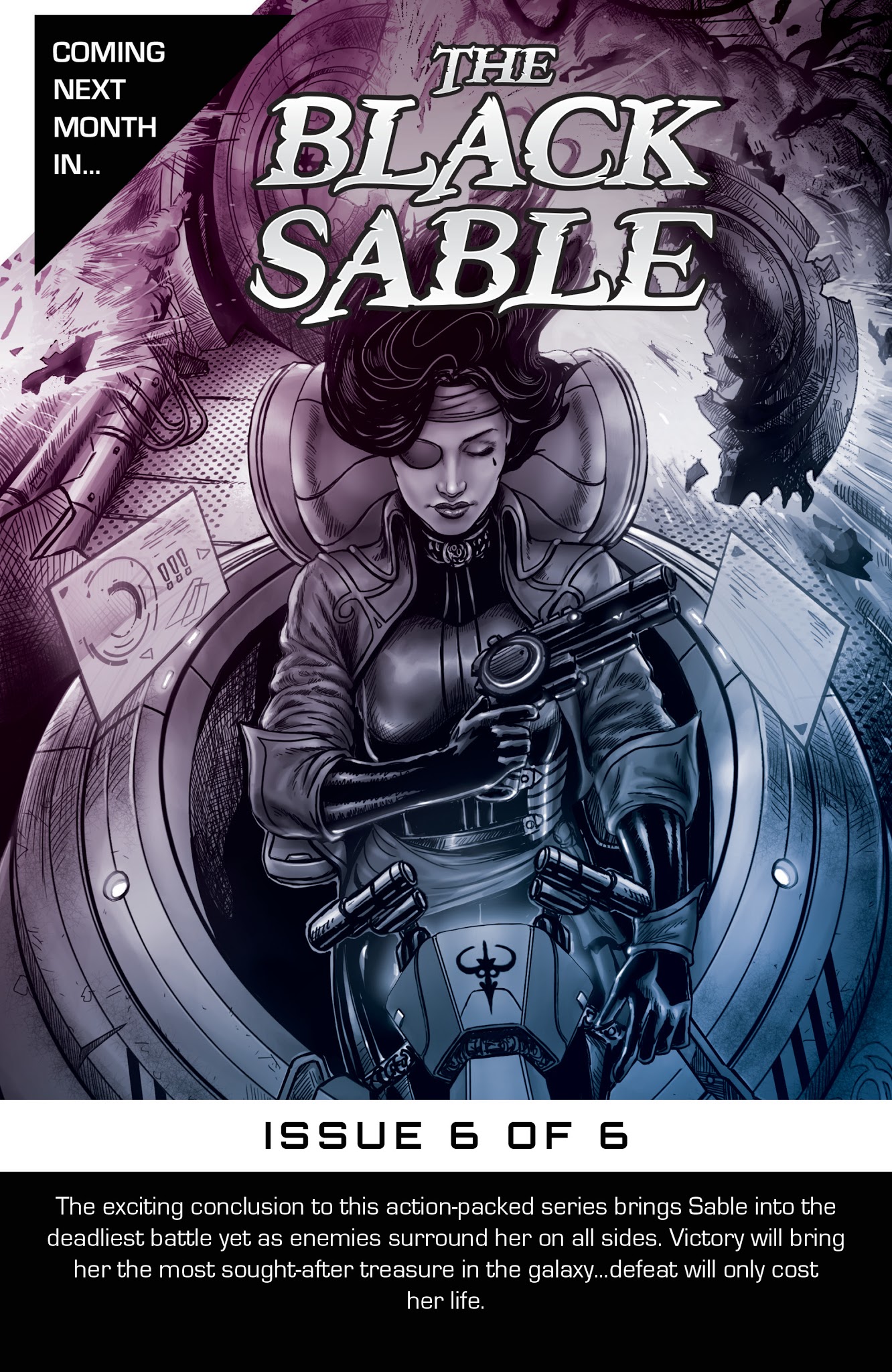 Read online The Black Sable comic -  Issue #5 - 25