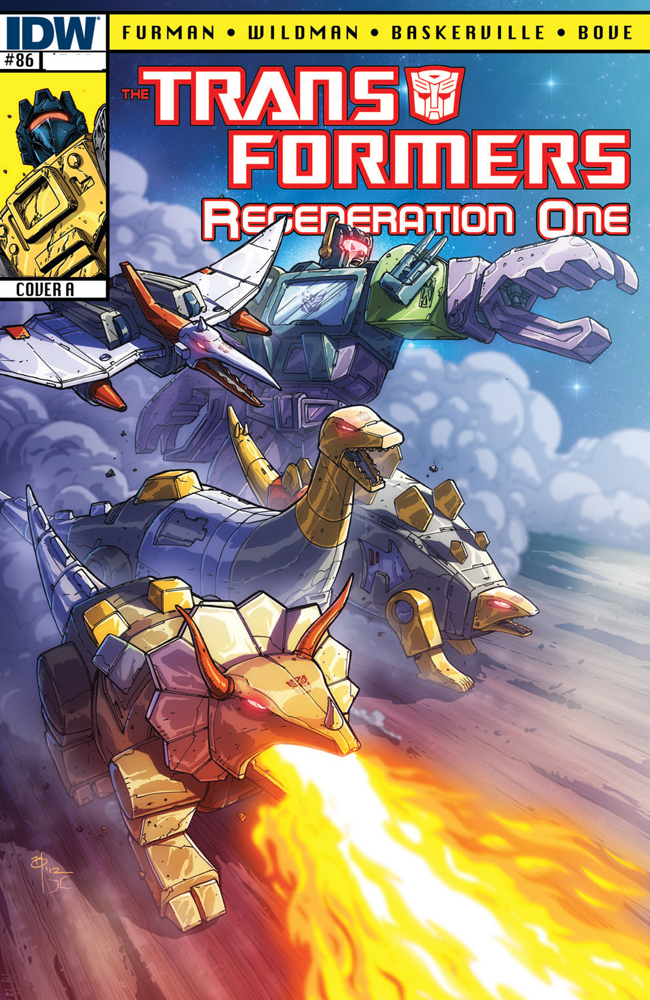 Read online The Transformers: Regeneration One comic -  Issue #86 - 1