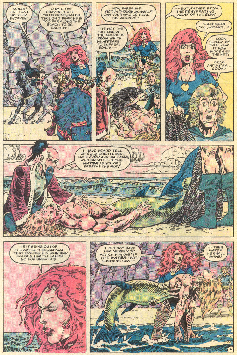 Read online Red Sonja (3rd Series) comic -  Issue #5 - 6