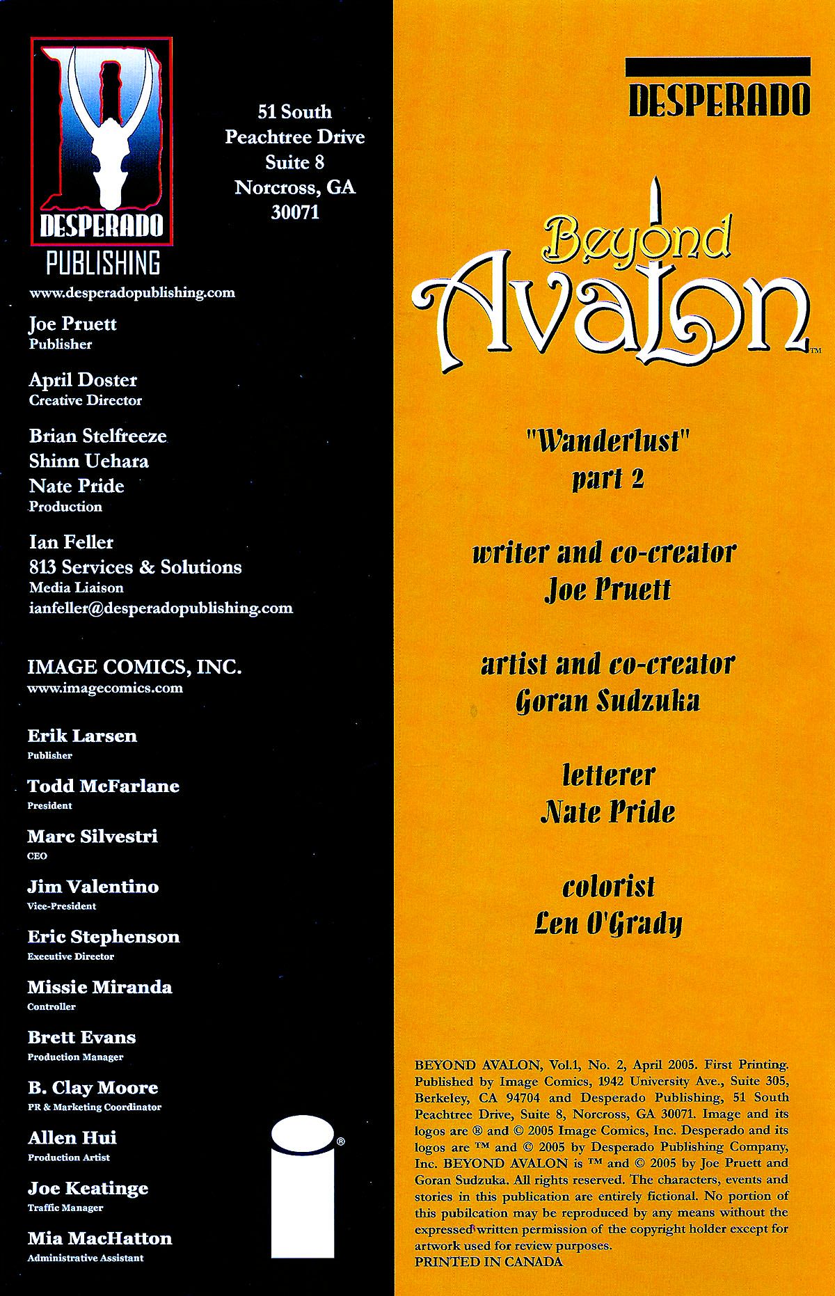 Read online Beyond Avalon comic -  Issue #2 - 2