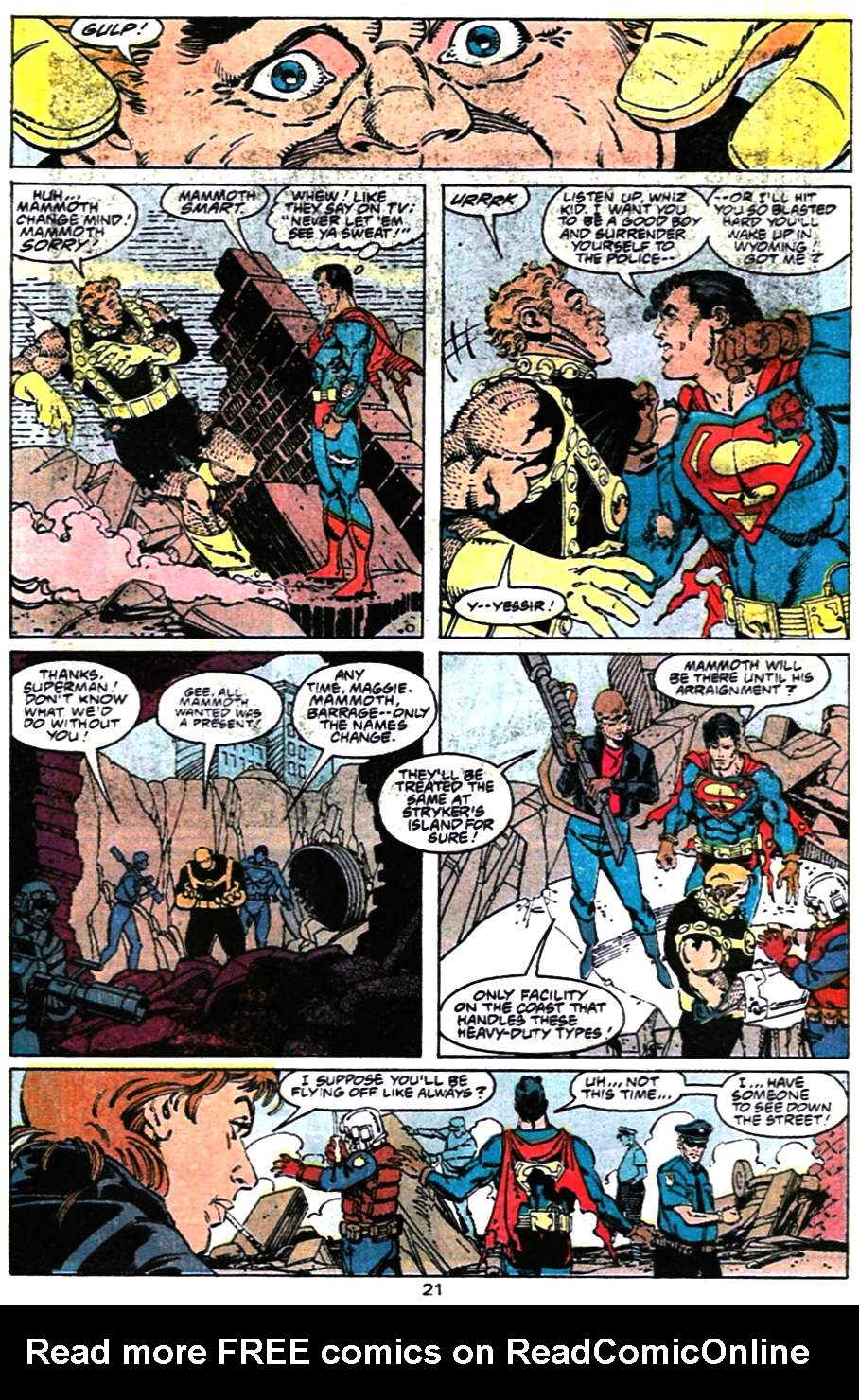 Read online Adventures of Superman (1987) comic -  Issue #472 - 22