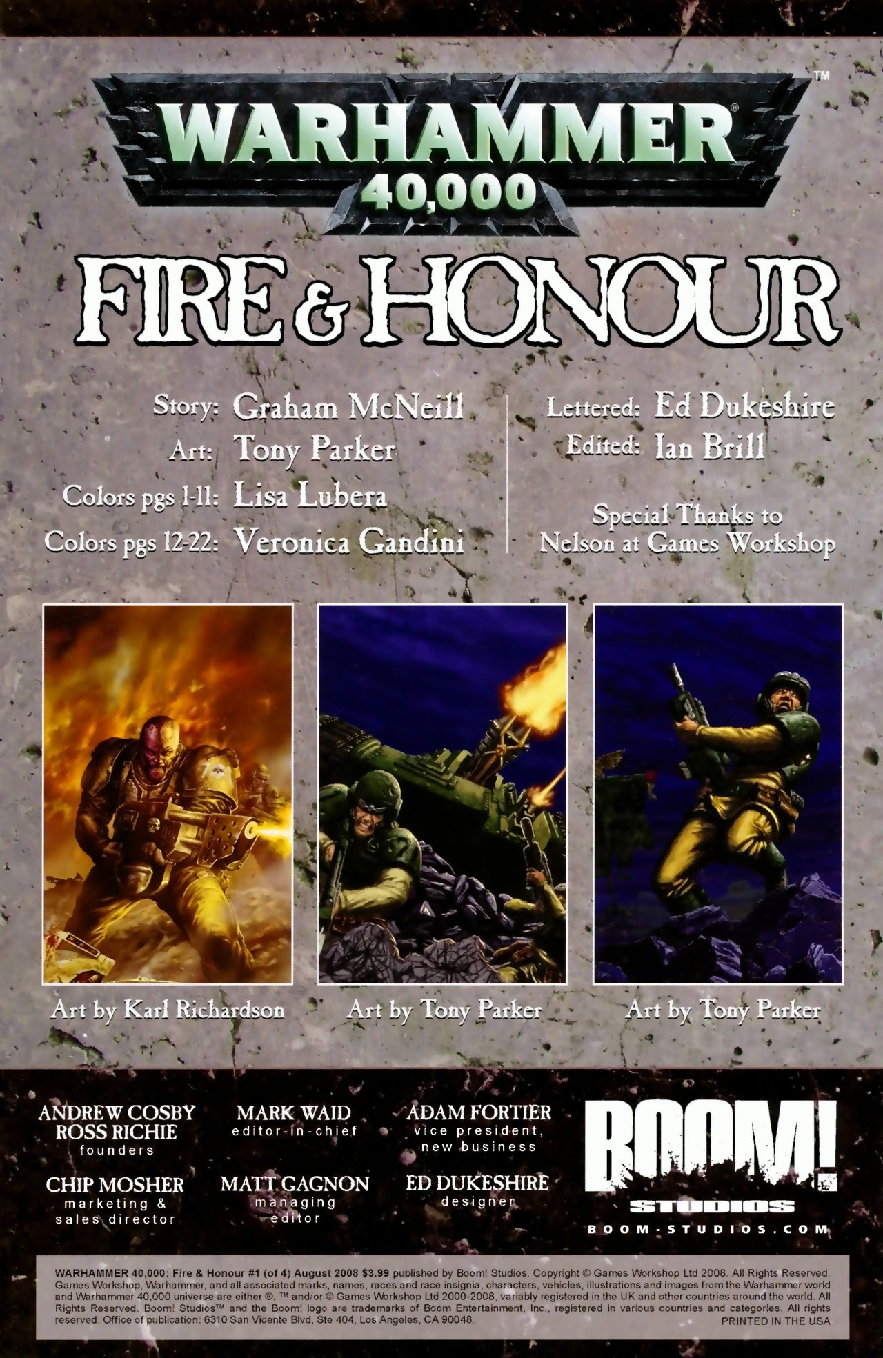Read online Warhammer 40,000: Fire & Honour comic -  Issue #1 - 4