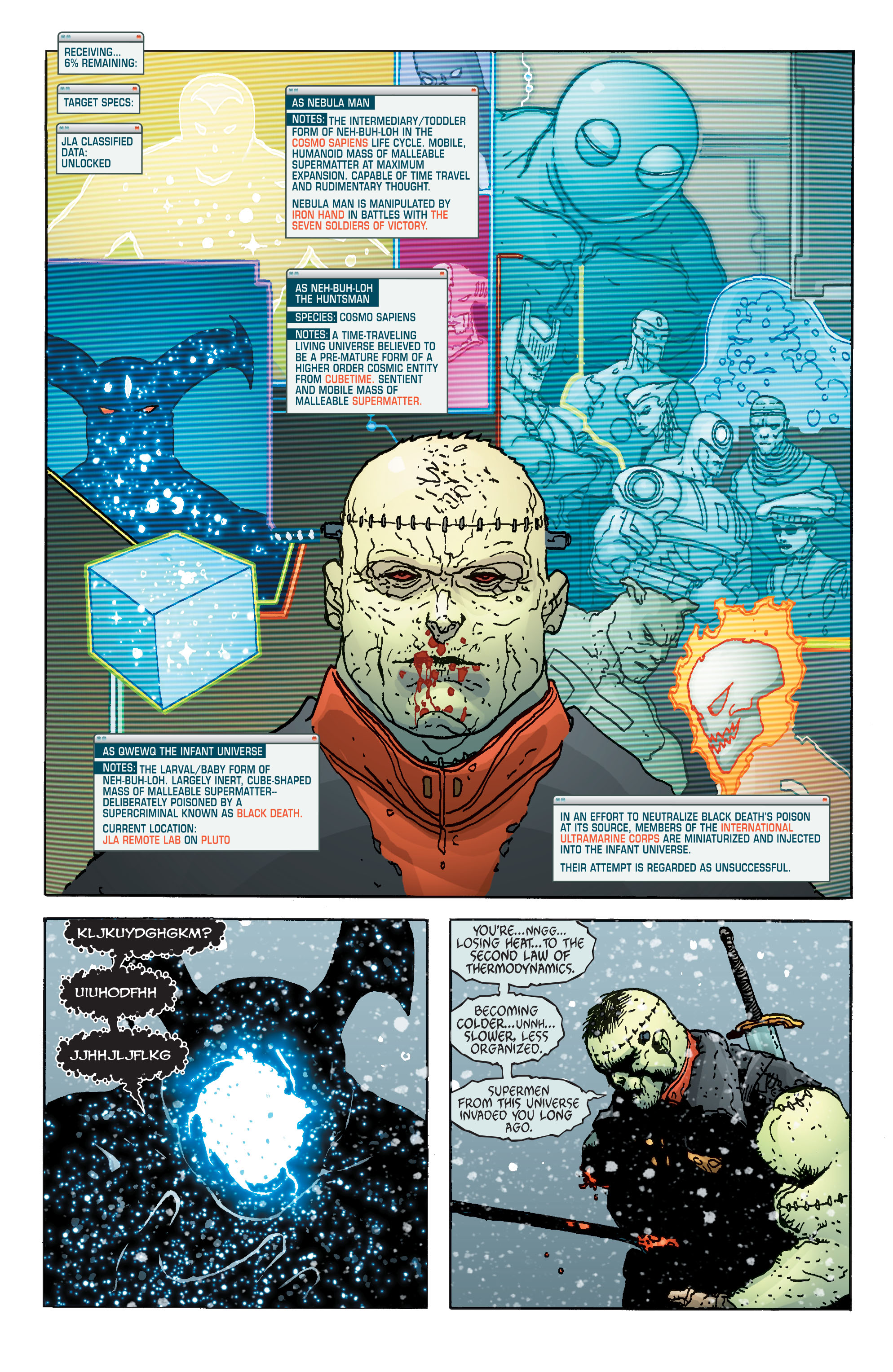 Read online Seven Soldiers: Frankenstein comic -  Issue #4 - 8