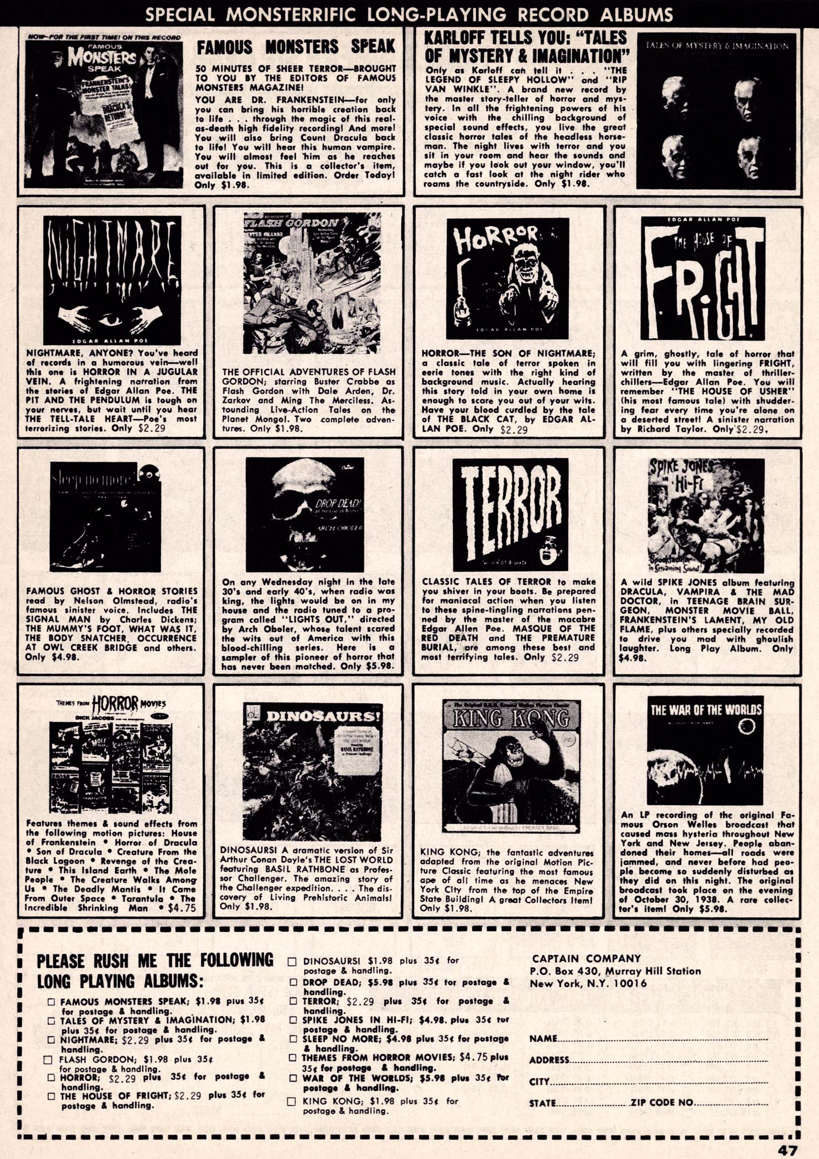 Read online Vampirella (1969) comic -  Issue # Annual 1972 - 47