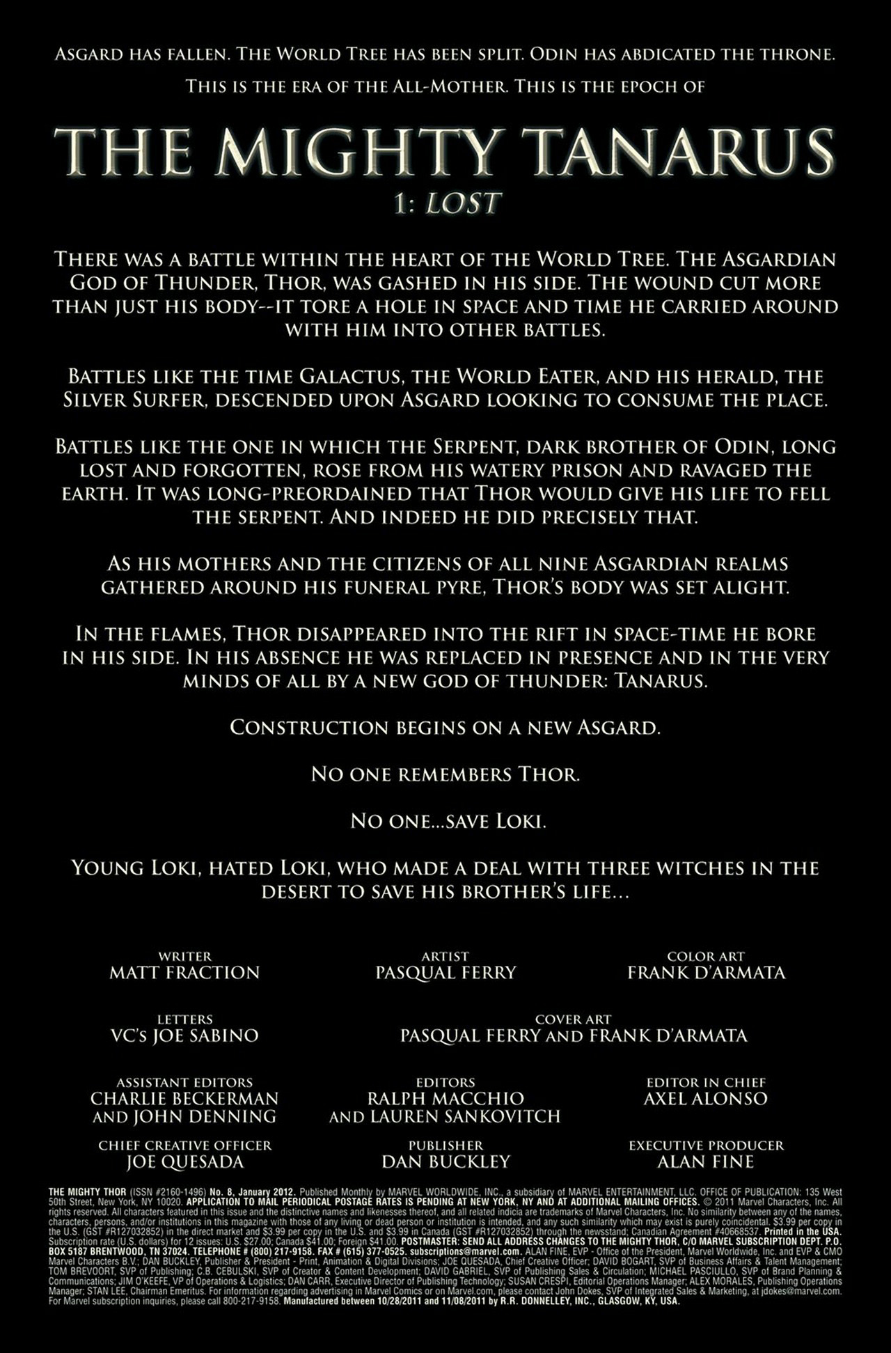 Read online The Mighty Thor (2011) comic -  Issue #8 - 2