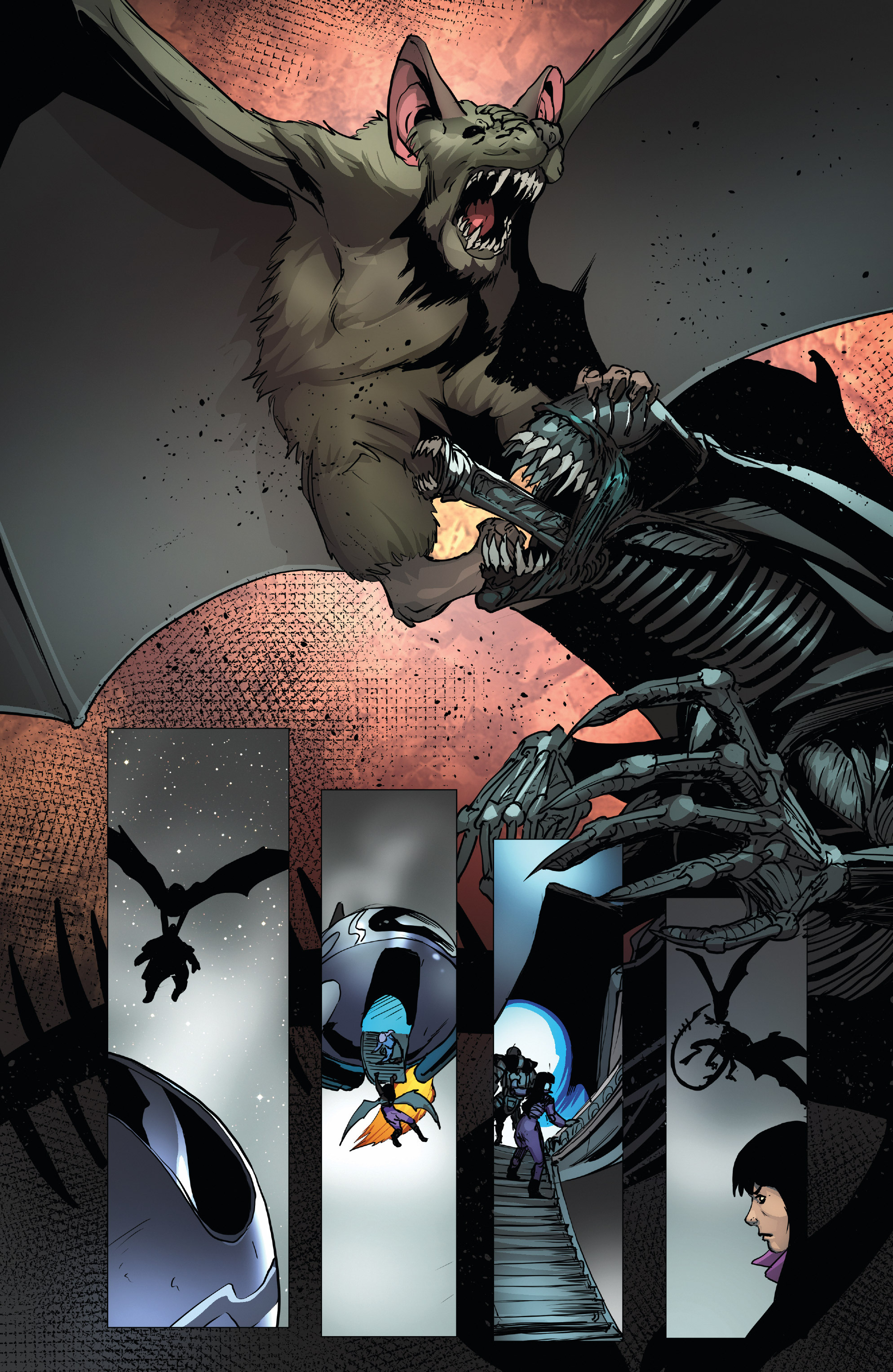 Read online Aliens/Vampirella comic -  Issue #6 - 22