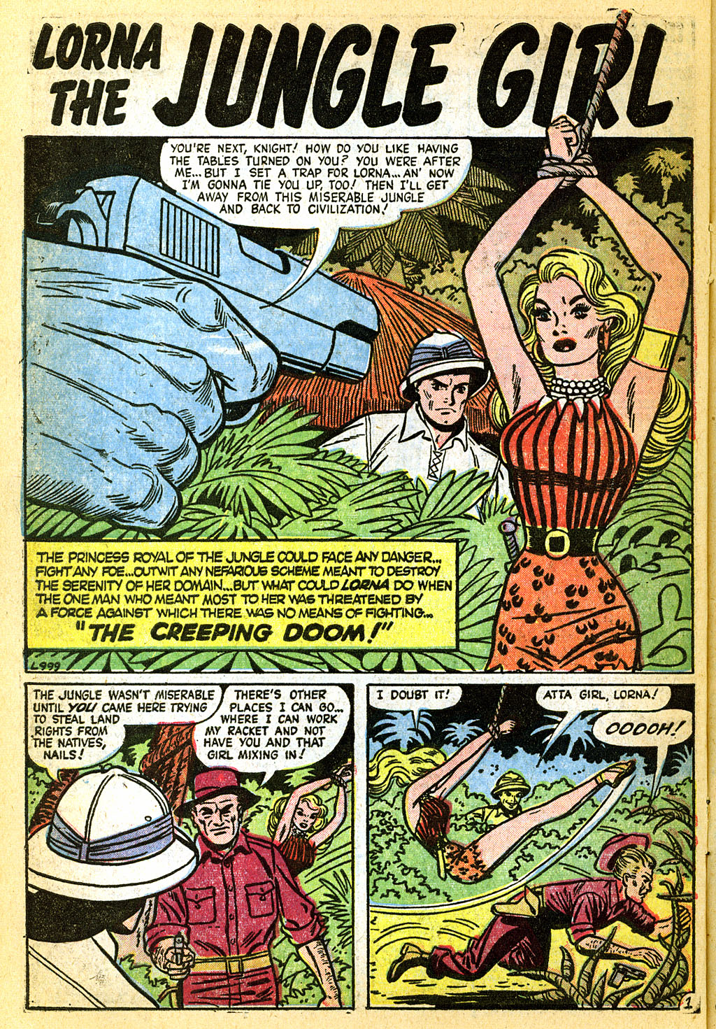 Read online Lorna, The Jungle Girl comic -  Issue #25 - 28