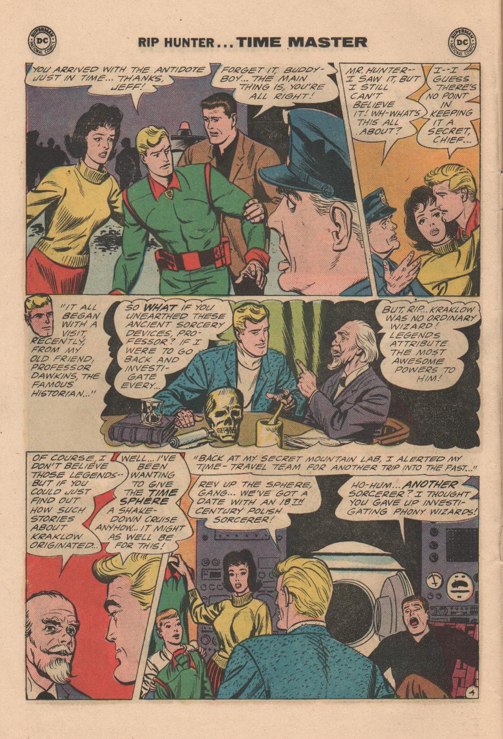 Read online Rip Hunter...Time Master comic -  Issue #28 - 6