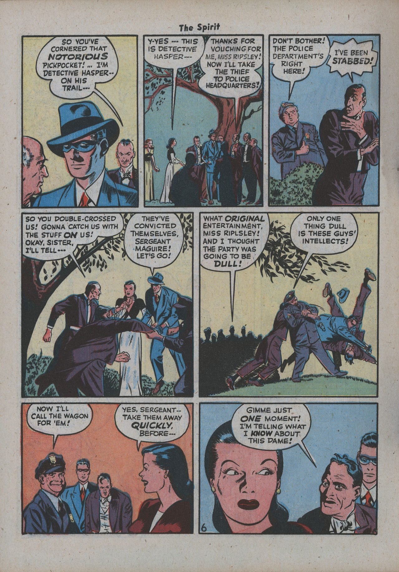 Read online The Spirit (1944) comic -  Issue #15 - 8