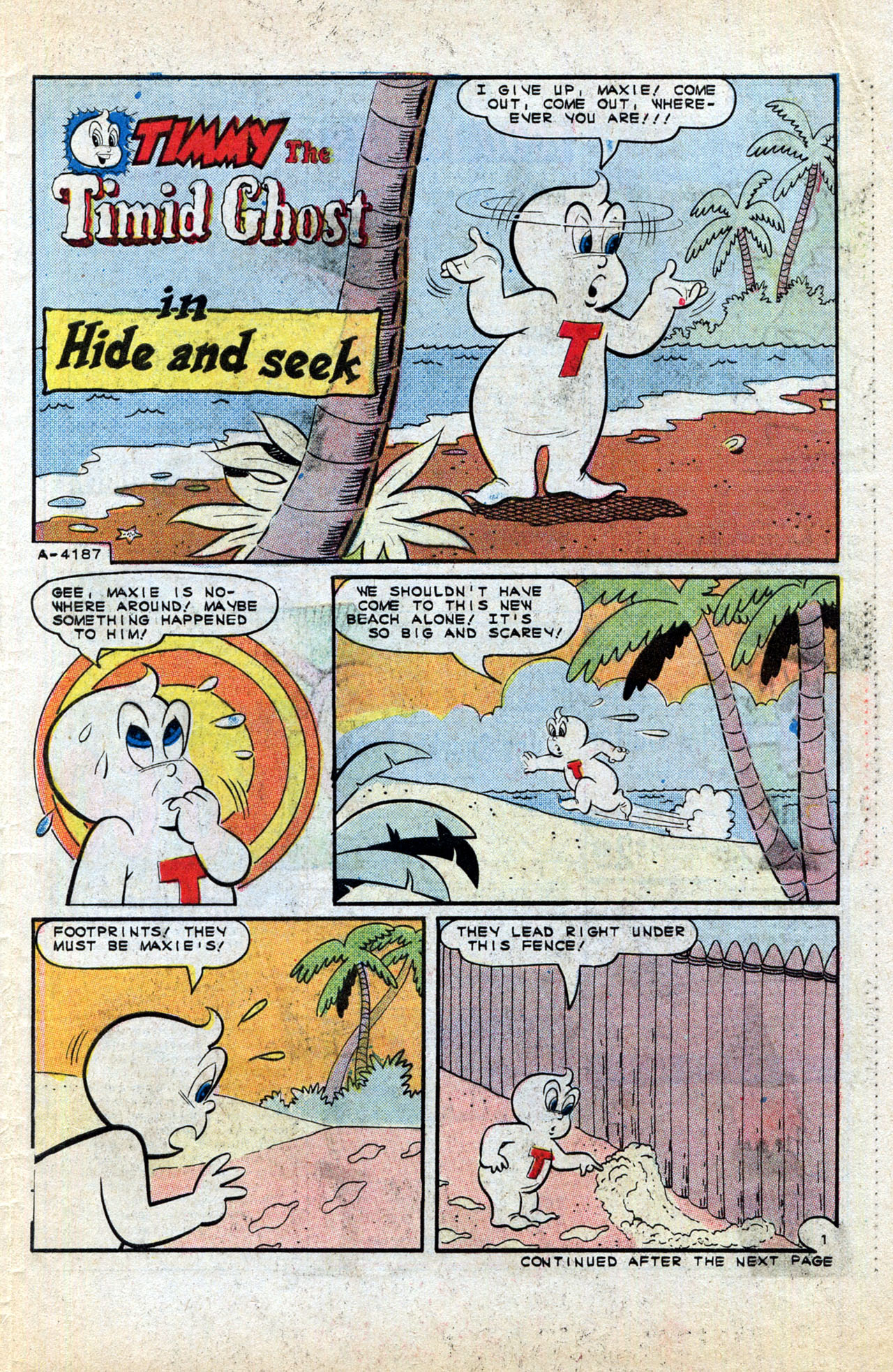 Read online Timmy the Timid Ghost comic -  Issue #1 - 29