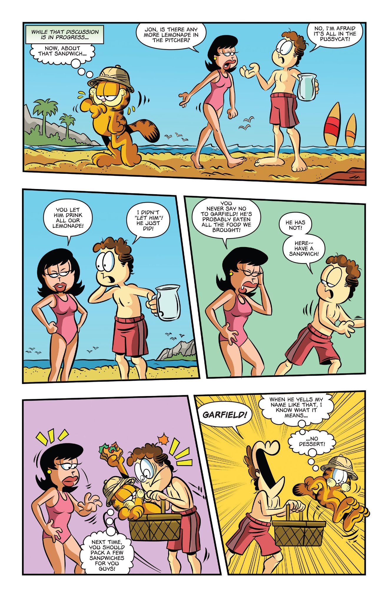 Read online Garfield 2018 Vacation Time Blues comic -  Issue # Full - 7