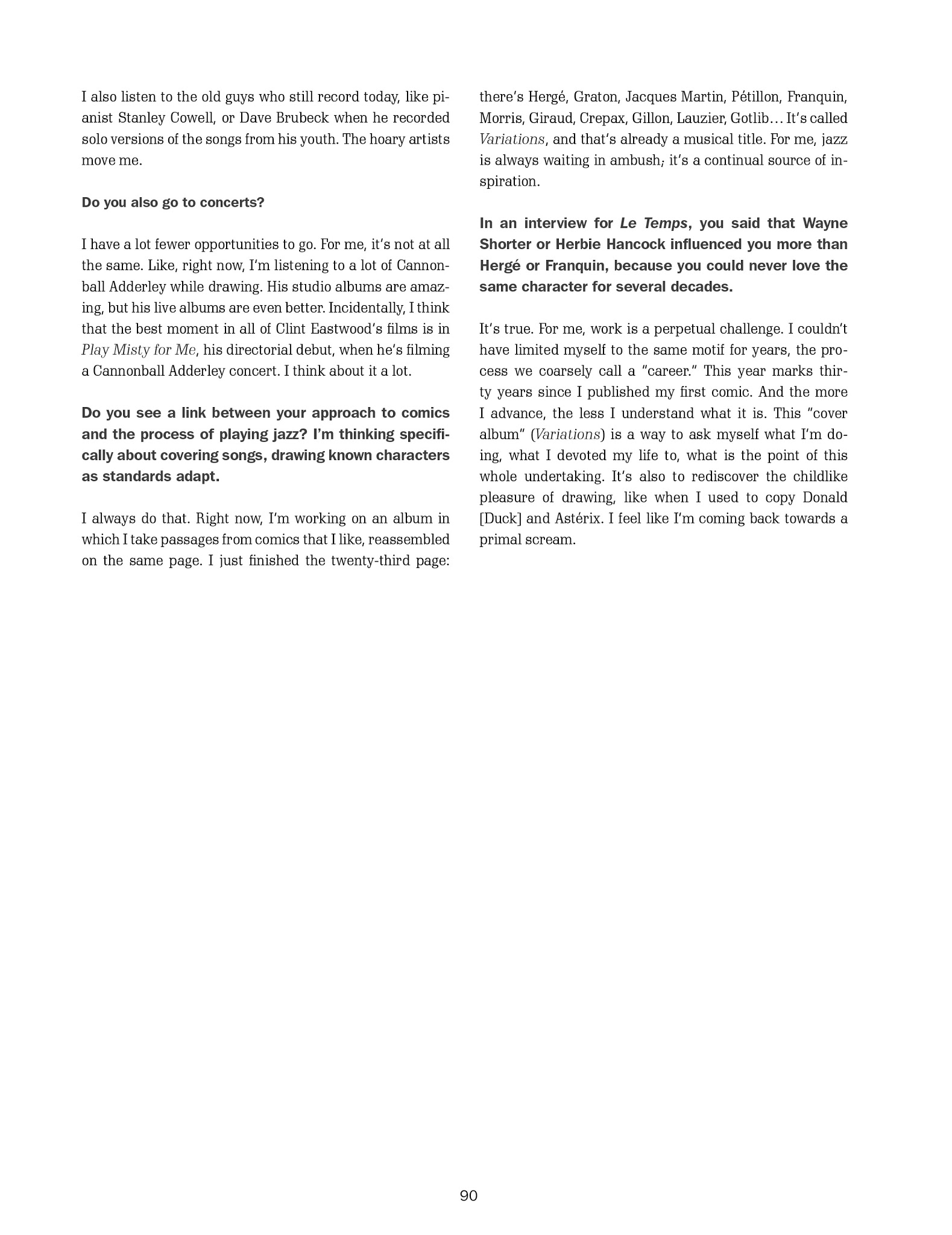 Read online Total Jazz comic -  Issue # TPB - 76