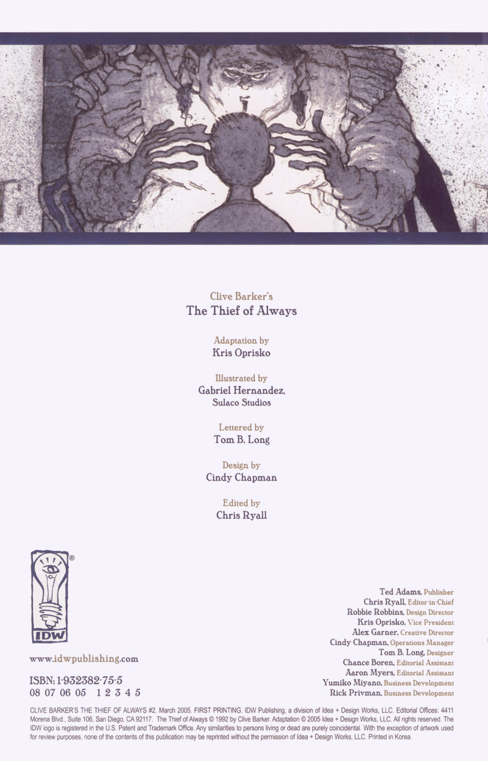 Read online Clive Barker's The Thief Of Always comic -  Issue #2 - 3