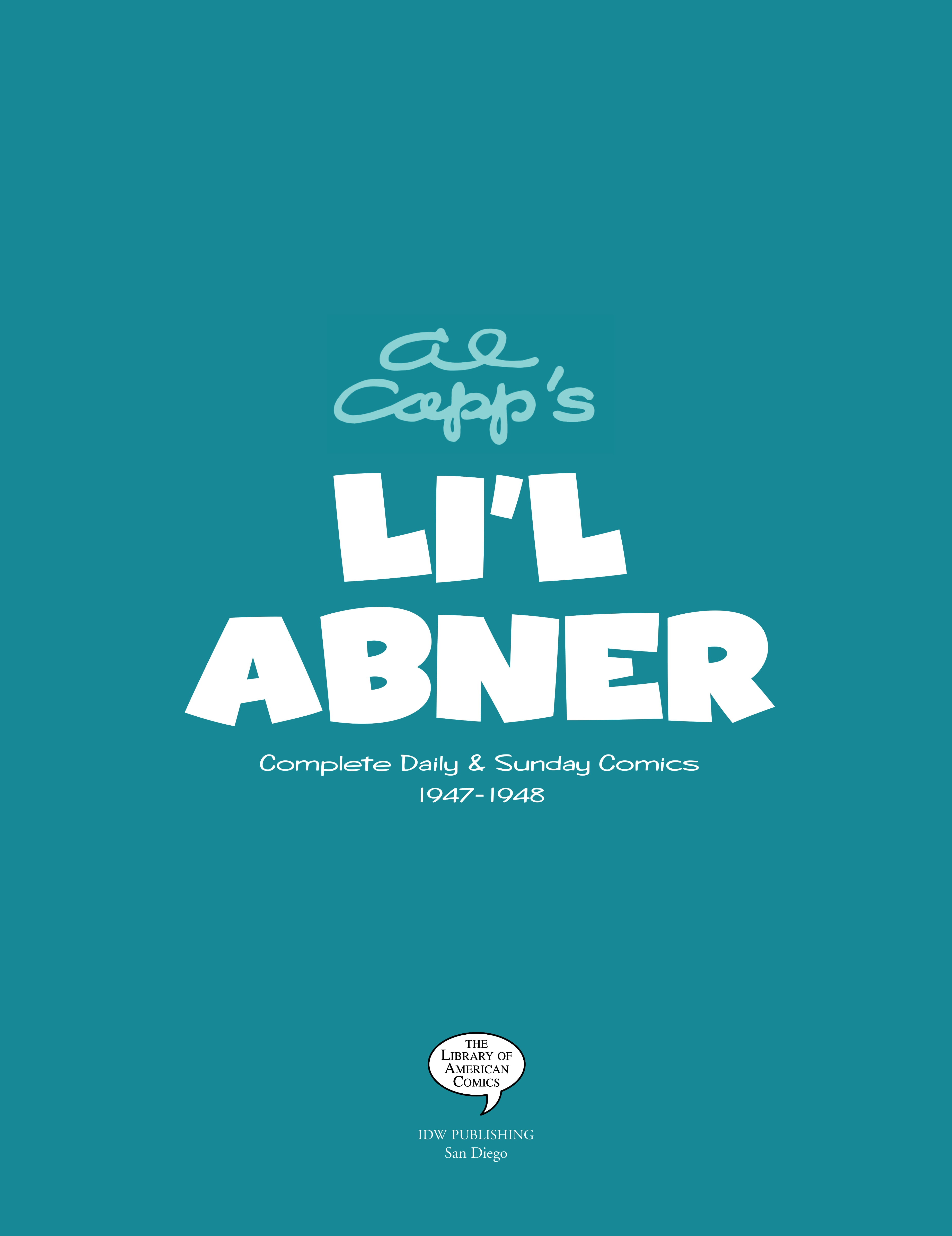 Read online Al Capp's Li'l Abner Complete Daily & Color Sunday Comics comic -  Issue # TPB 7 (Part 1) - 3