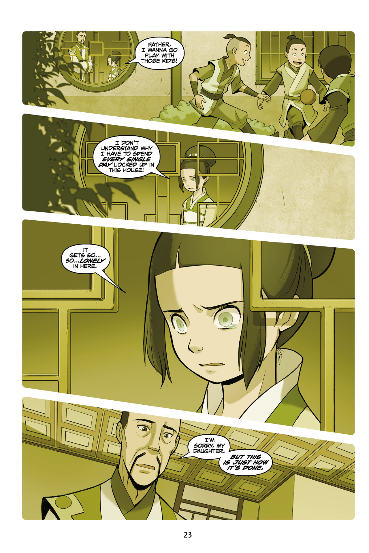 Read online Nickelodeon Avatar: The Last Airbender - The Rift comic -  Issue # Part 1 - 24