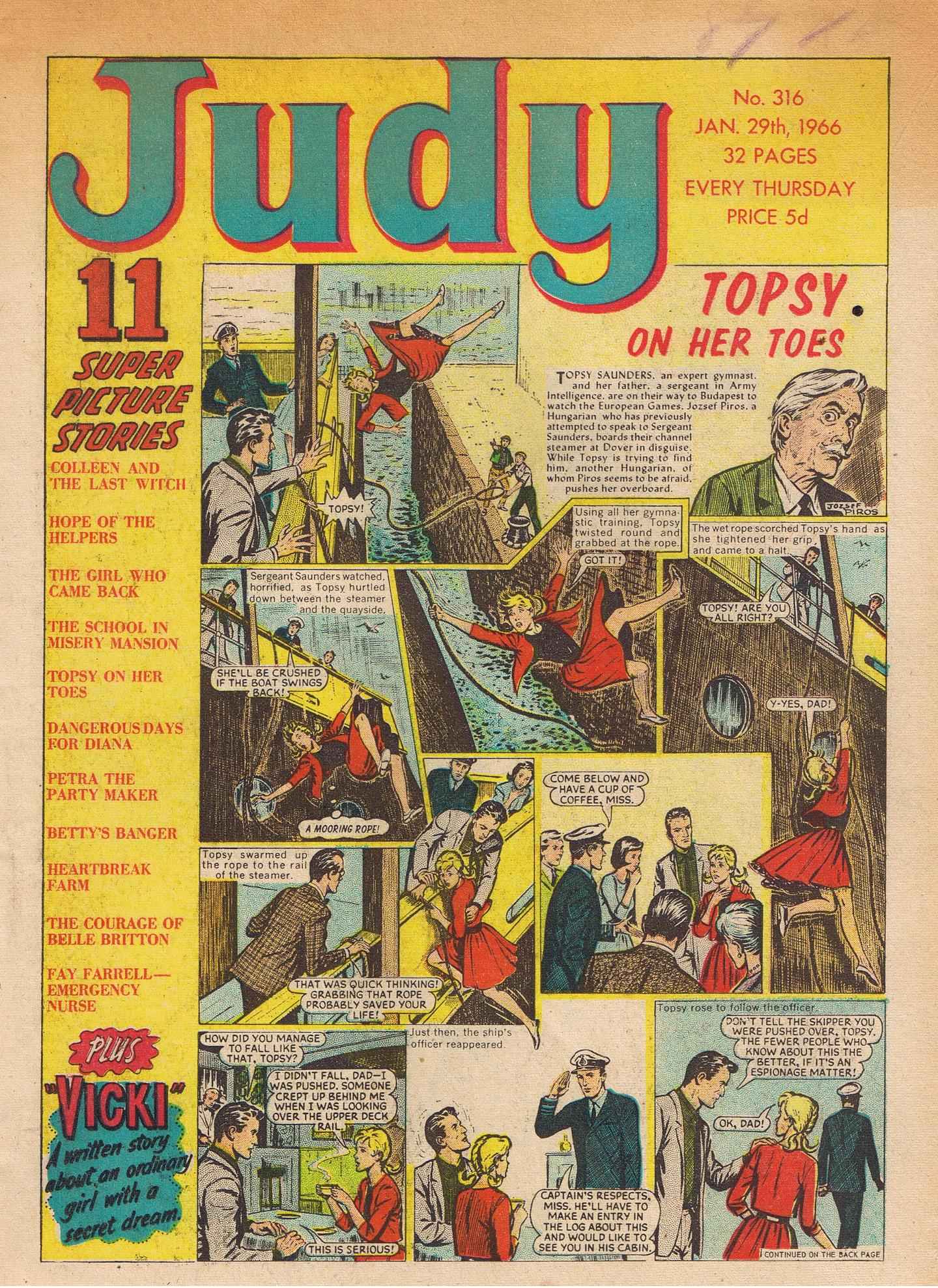 Read online Judy comic -  Issue #316 - 1