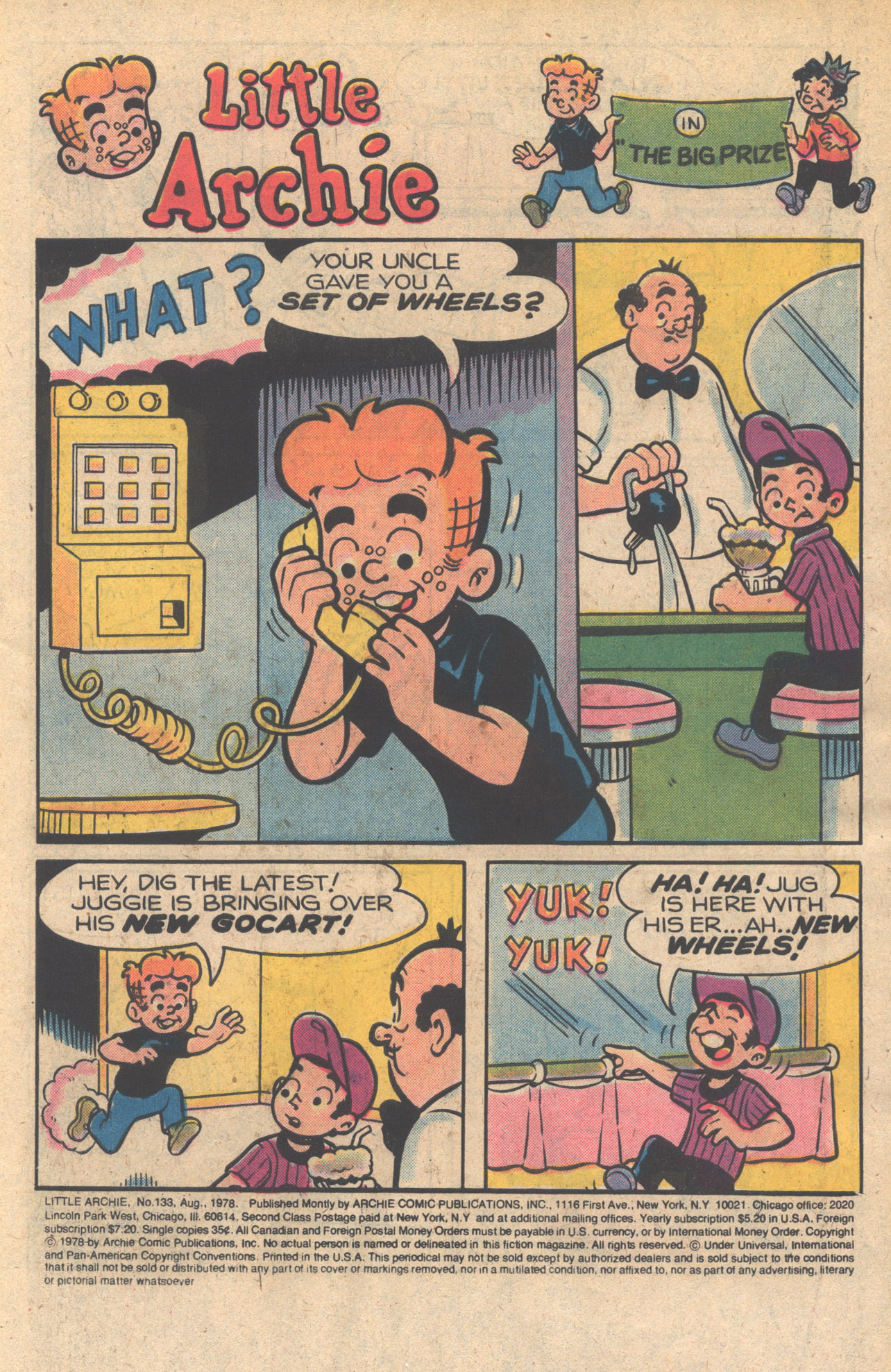 Read online The Adventures of Little Archie comic -  Issue #133 - 3