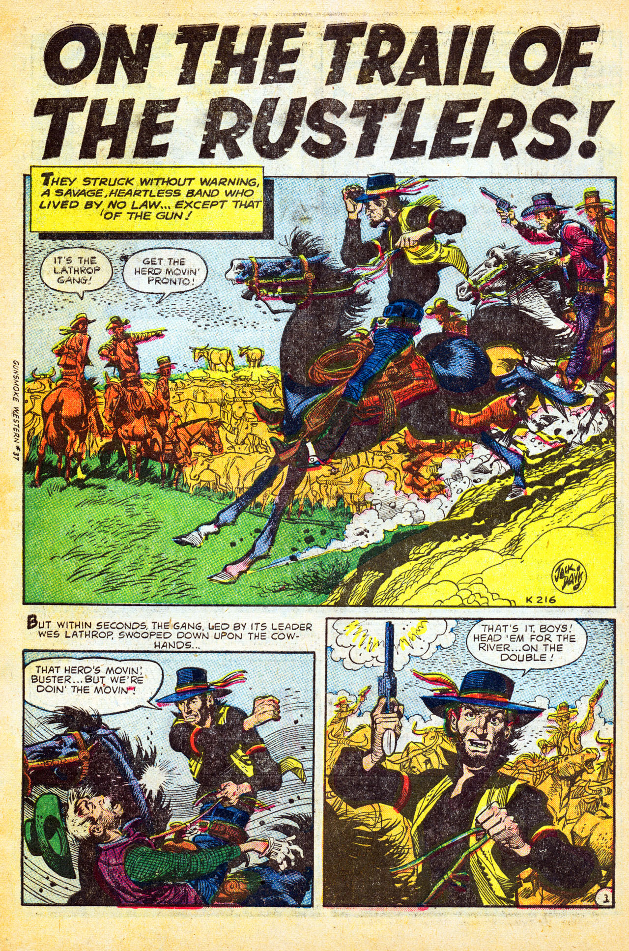 Read online Gunsmoke Western comic -  Issue #37 - 3