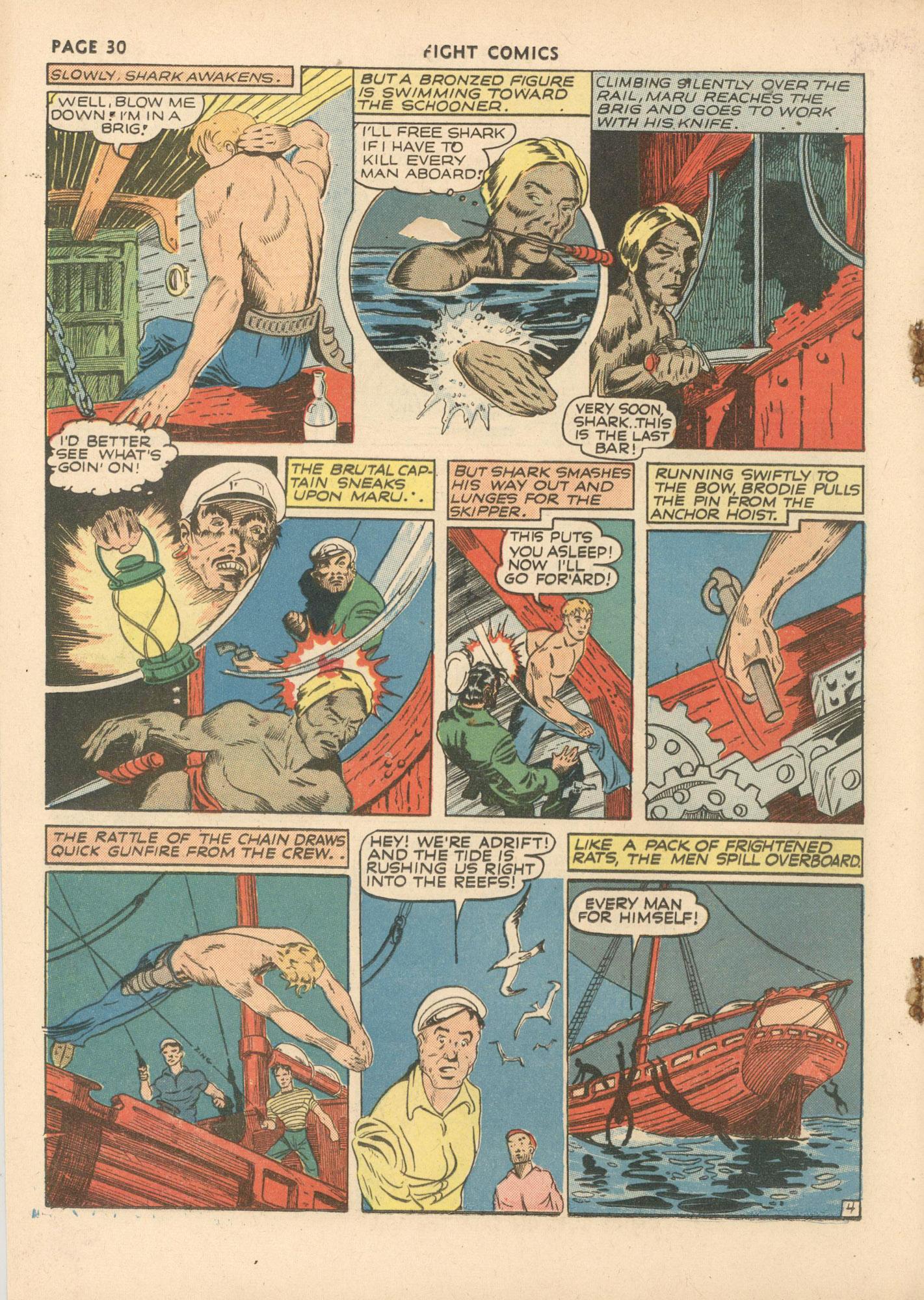 Read online Fight Comics comic -  Issue #16 - 33