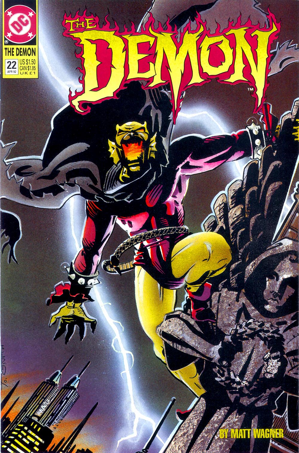 Read online The Demon (1990) comic -  Issue #22 - 2