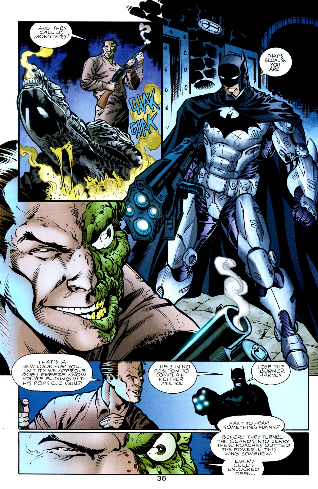 Read online Batman/Aliens II comic -  Issue #2 - 35