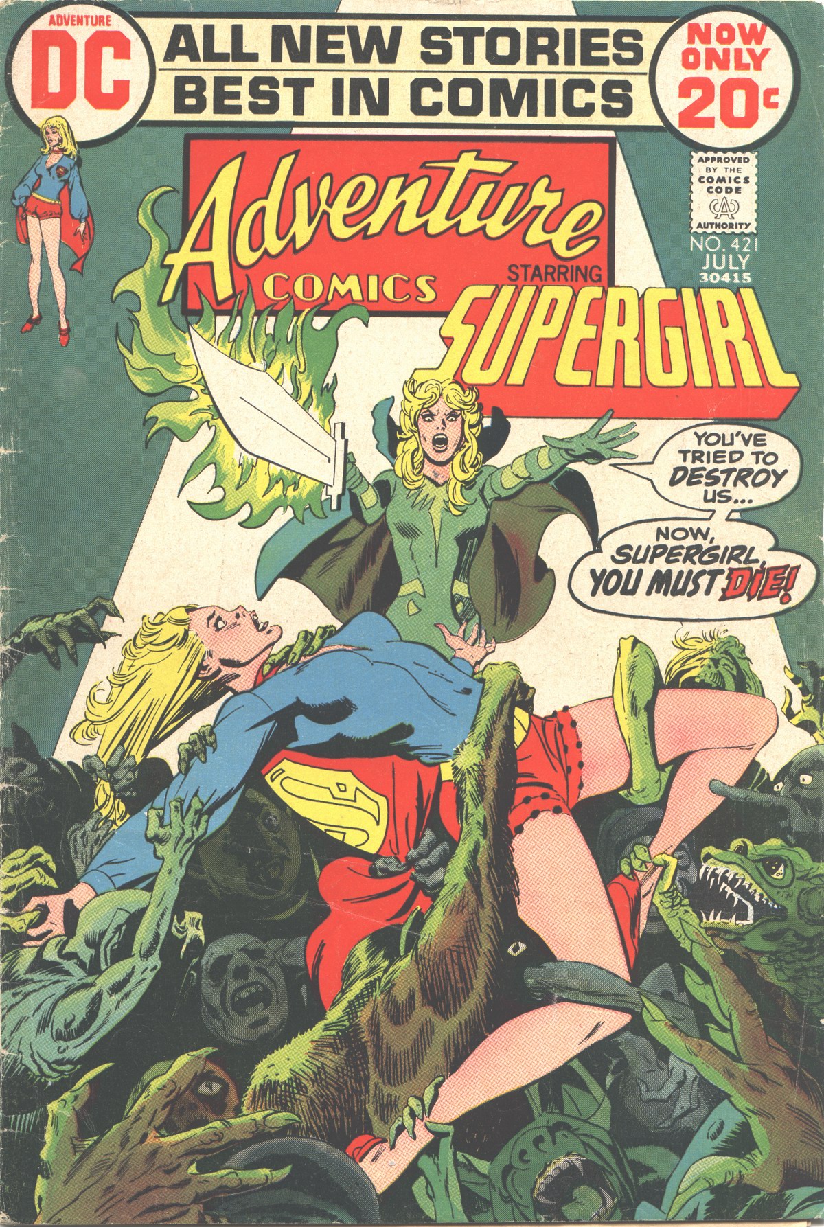 Read online Adventure Comics (1938) comic -  Issue #421 - 1