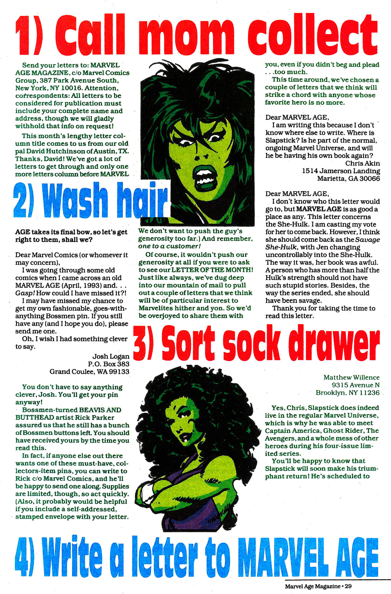 Read online Marvel Age comic -  Issue #139 - 29