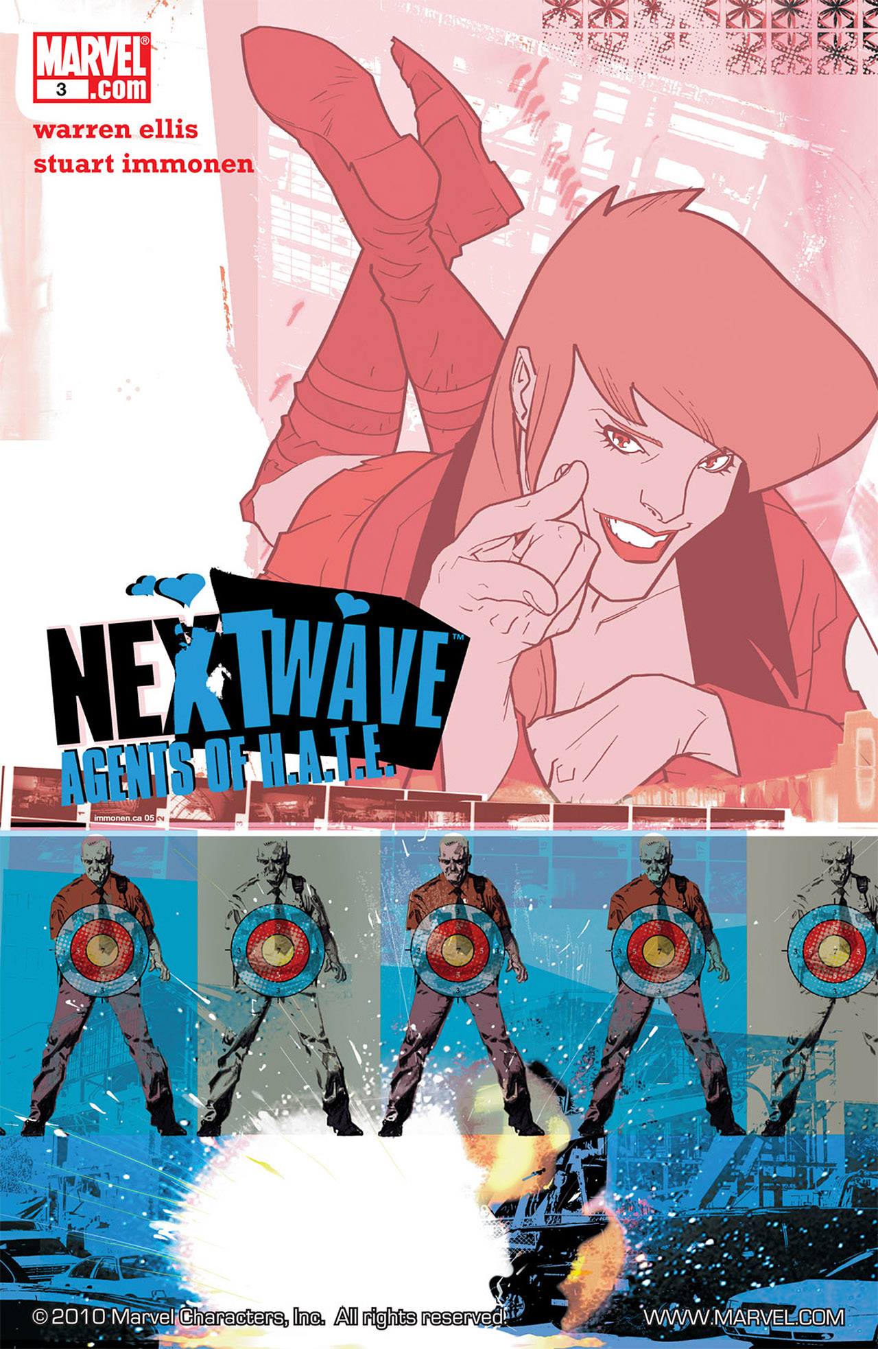 Read online Nextwave: Agents Of H.A.T.E. comic -  Issue #3 - 1