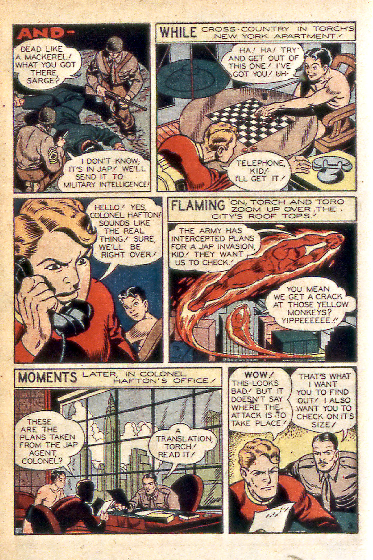 Read online The Human Torch (1940) comic -  Issue #16 - 5