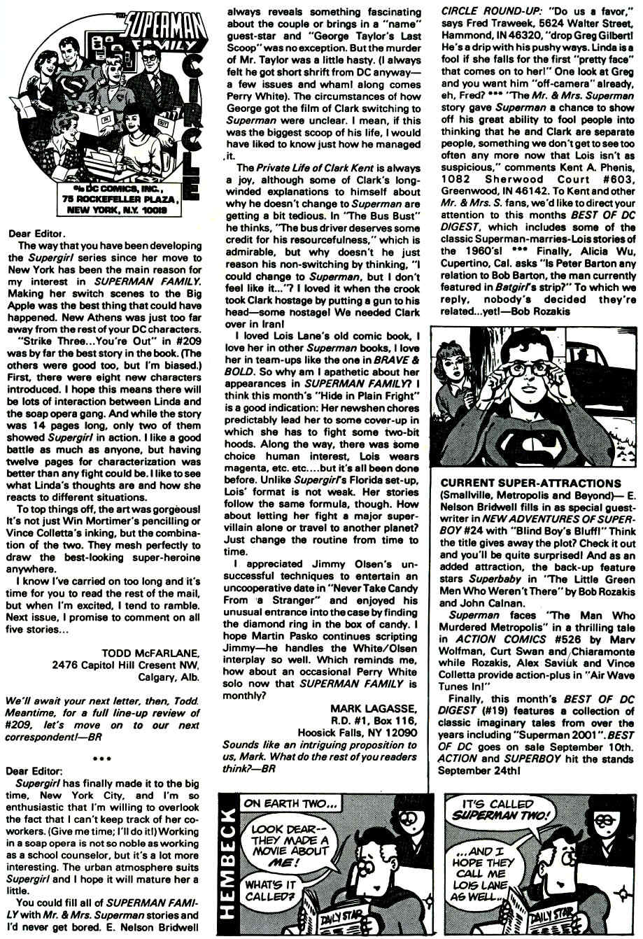 Read online The Superman Family comic -  Issue #213 - 51