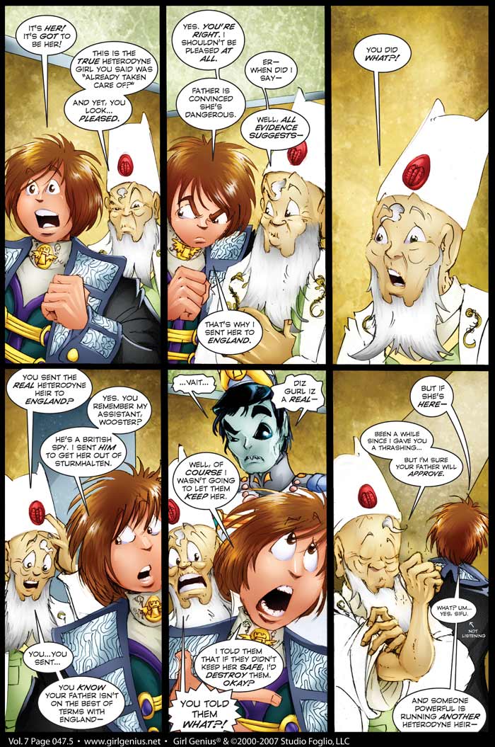 Read online Girl Genius (2002) comic -  Issue #7 - 48