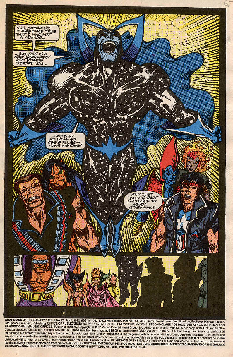 Read online Guardians of the Galaxy (1990) comic -  Issue #23 - 2