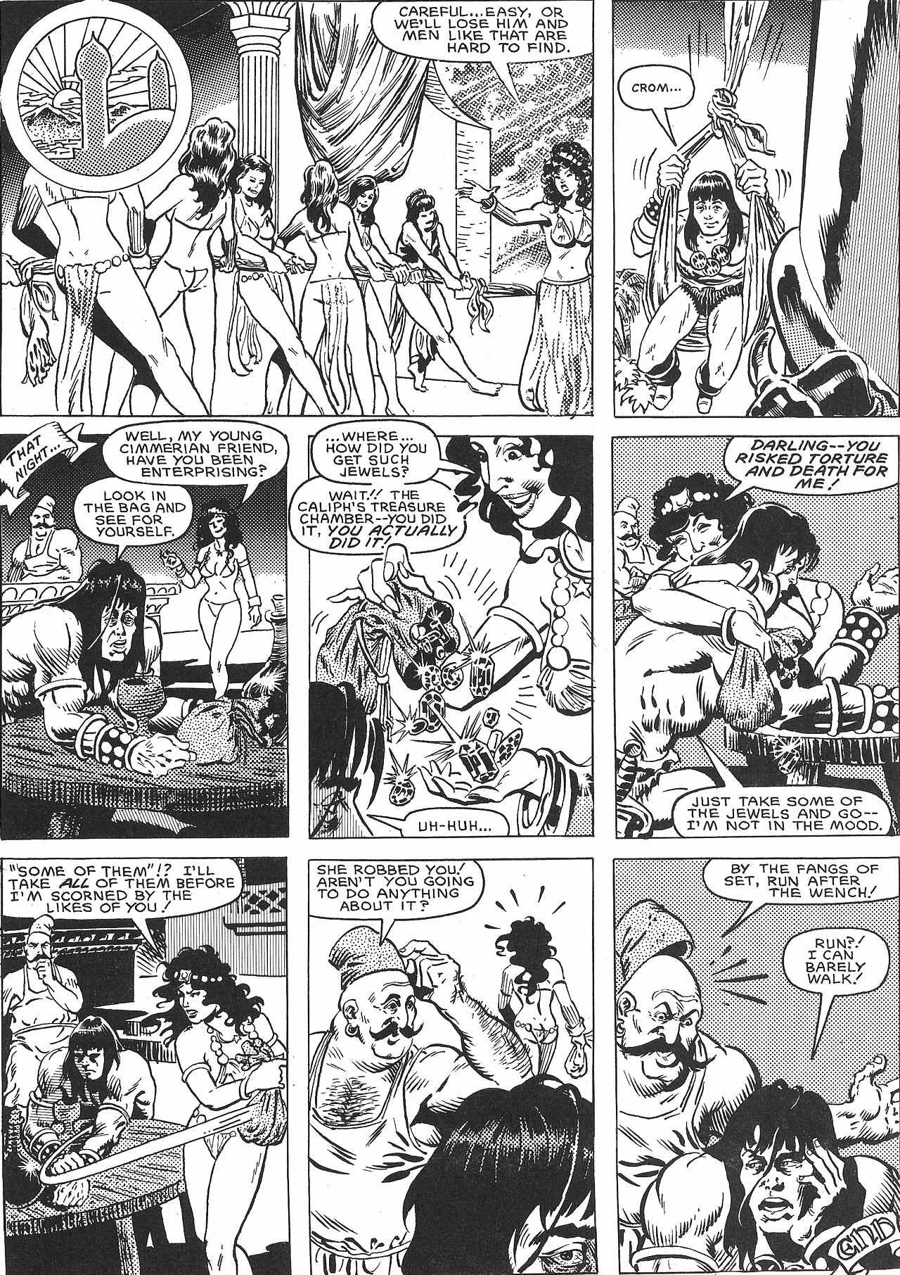 Read online The Savage Sword Of Conan comic -  Issue #213 - 38
