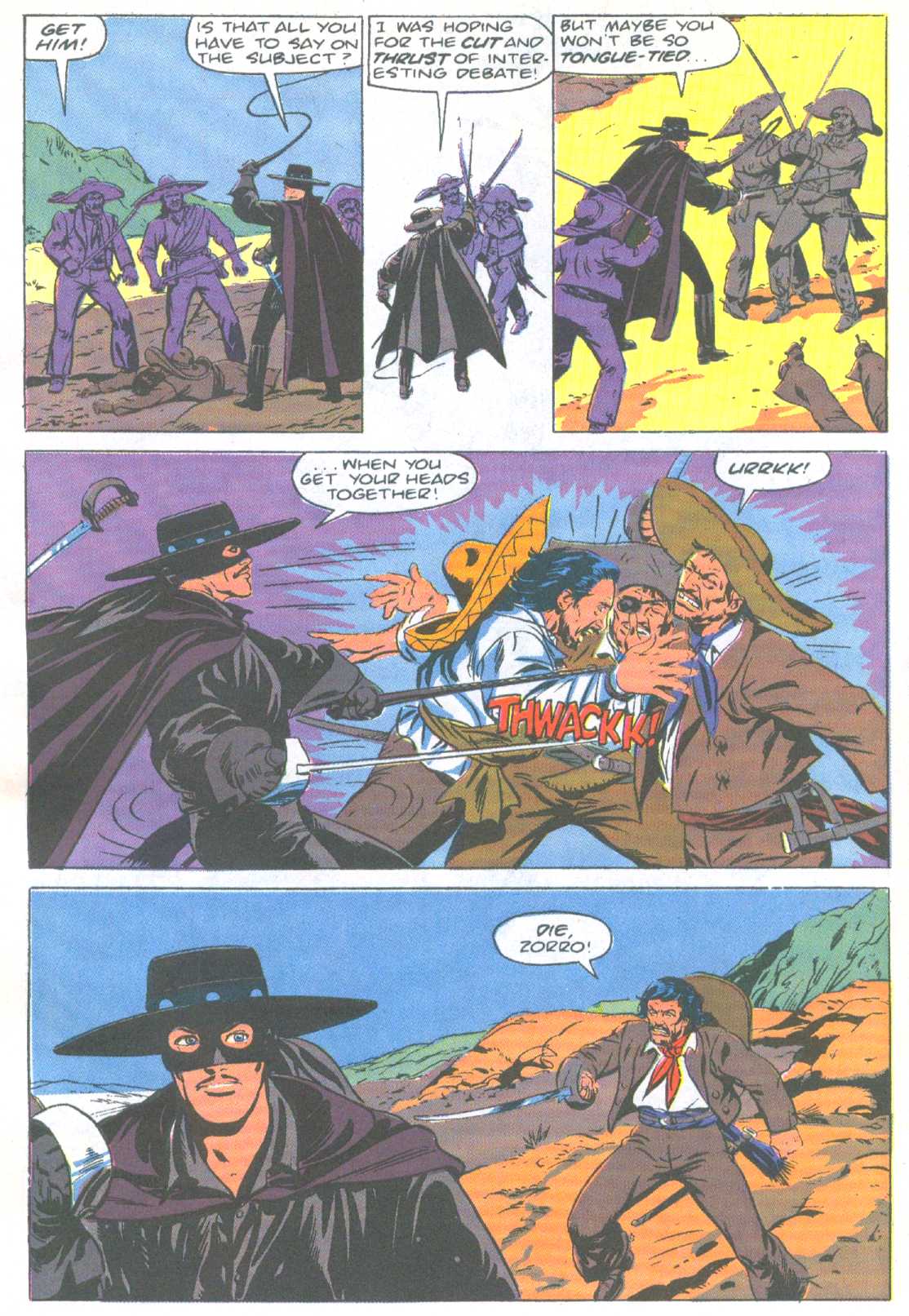 Read online Zorro (1990) comic -  Issue #6 - 3