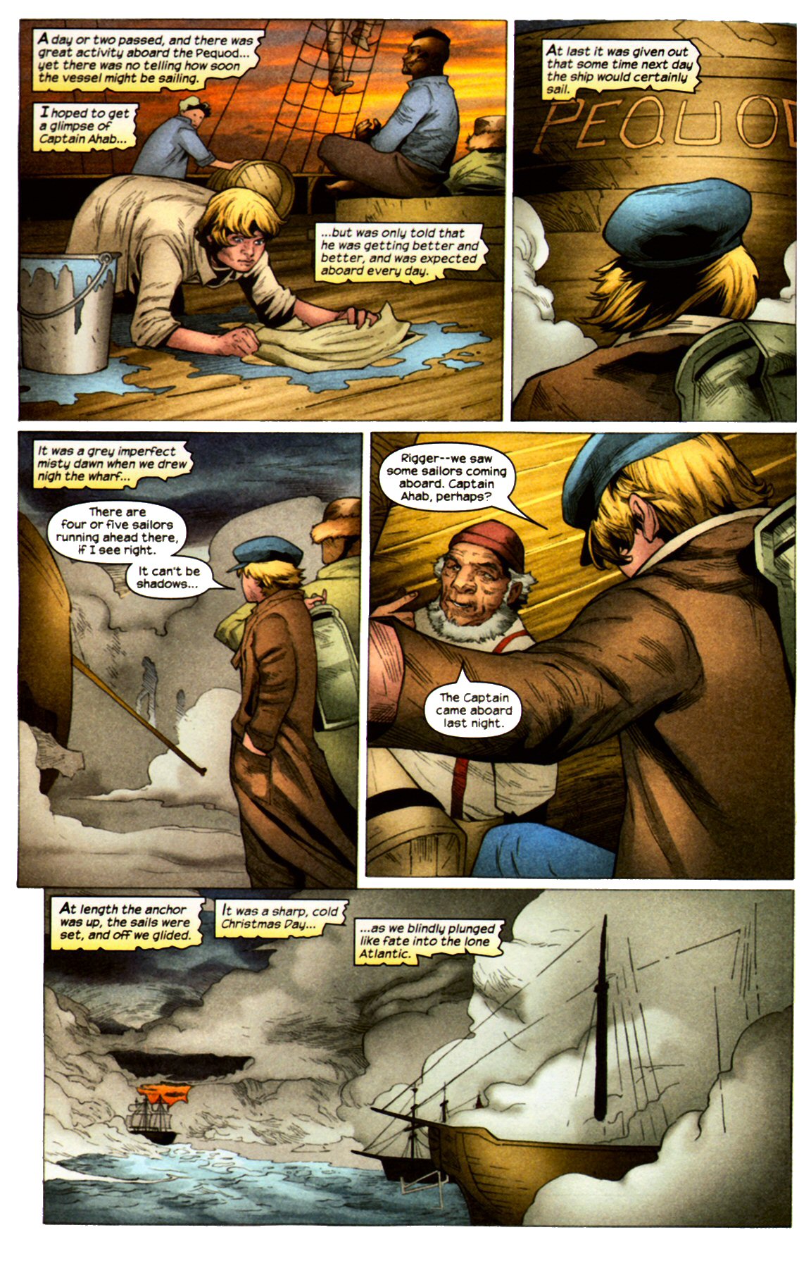 Read online Marvel Illustrated: Moby Dick comic -  Issue # TPB - 28