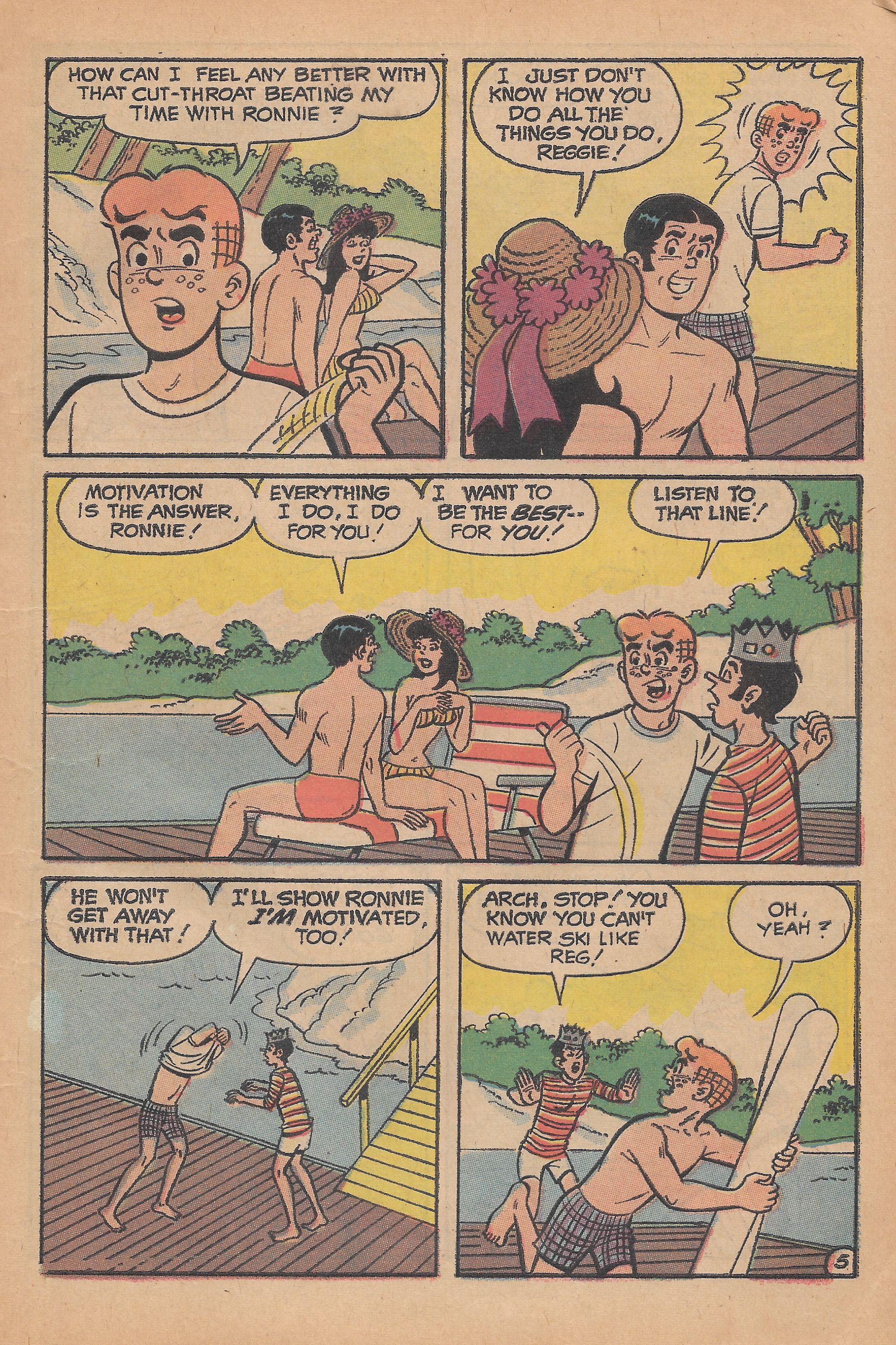 Read online Reggie and Me (1966) comic -  Issue #50 - 7