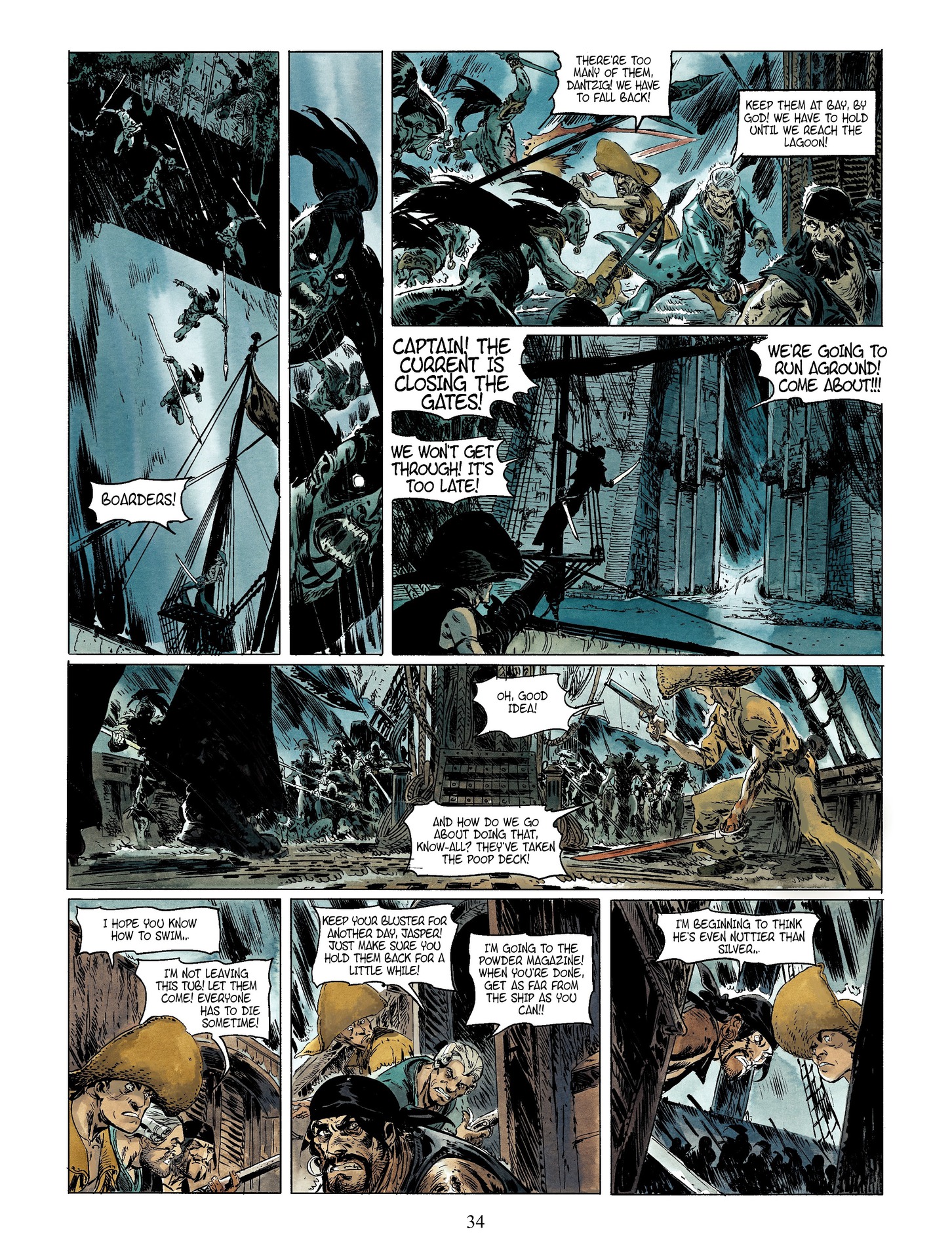 Read online Long John Silver comic -  Issue #4 - 36