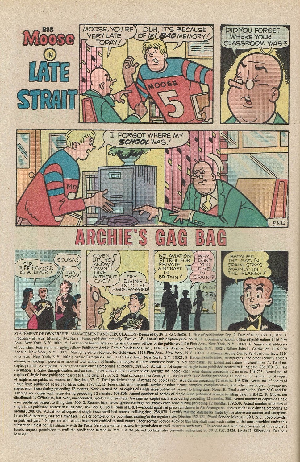 Read online Pep Comics comic -  Issue #348 - 10